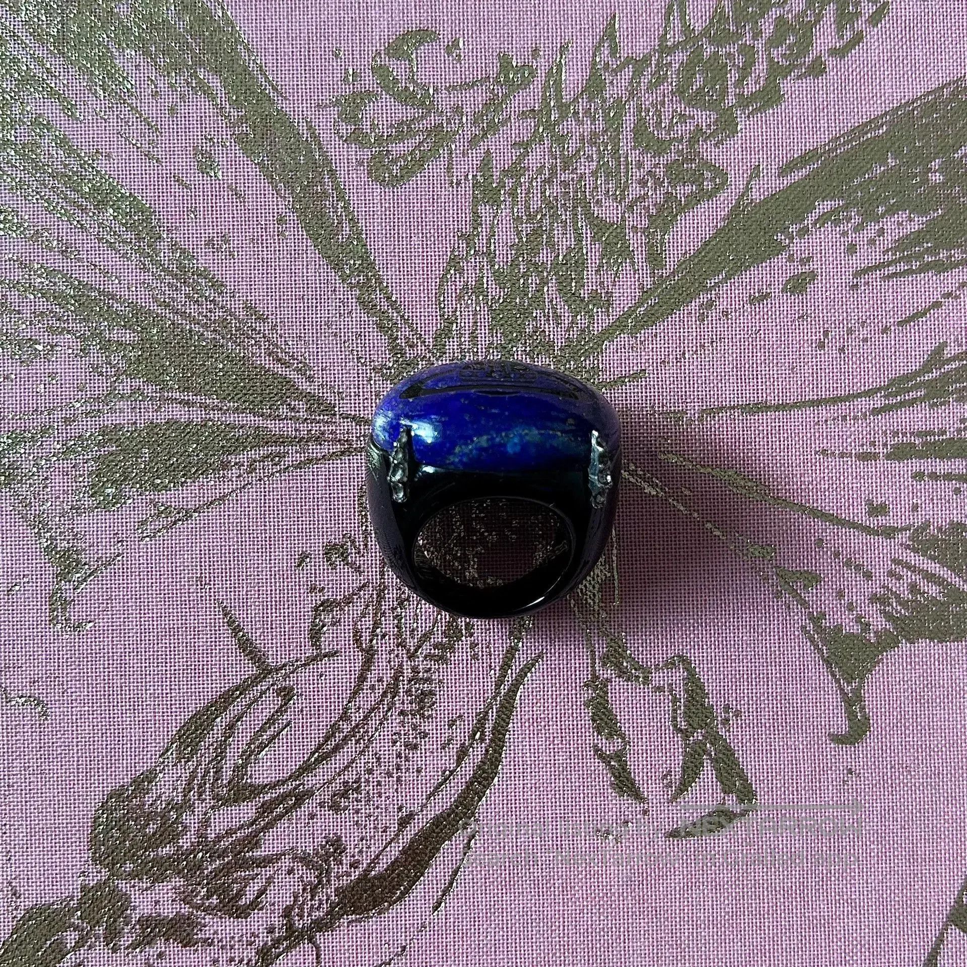 Vivienne Westwood vintage vivienne westwood blue acrylic ring. Size ONE SIZE - 4 Thumbnail