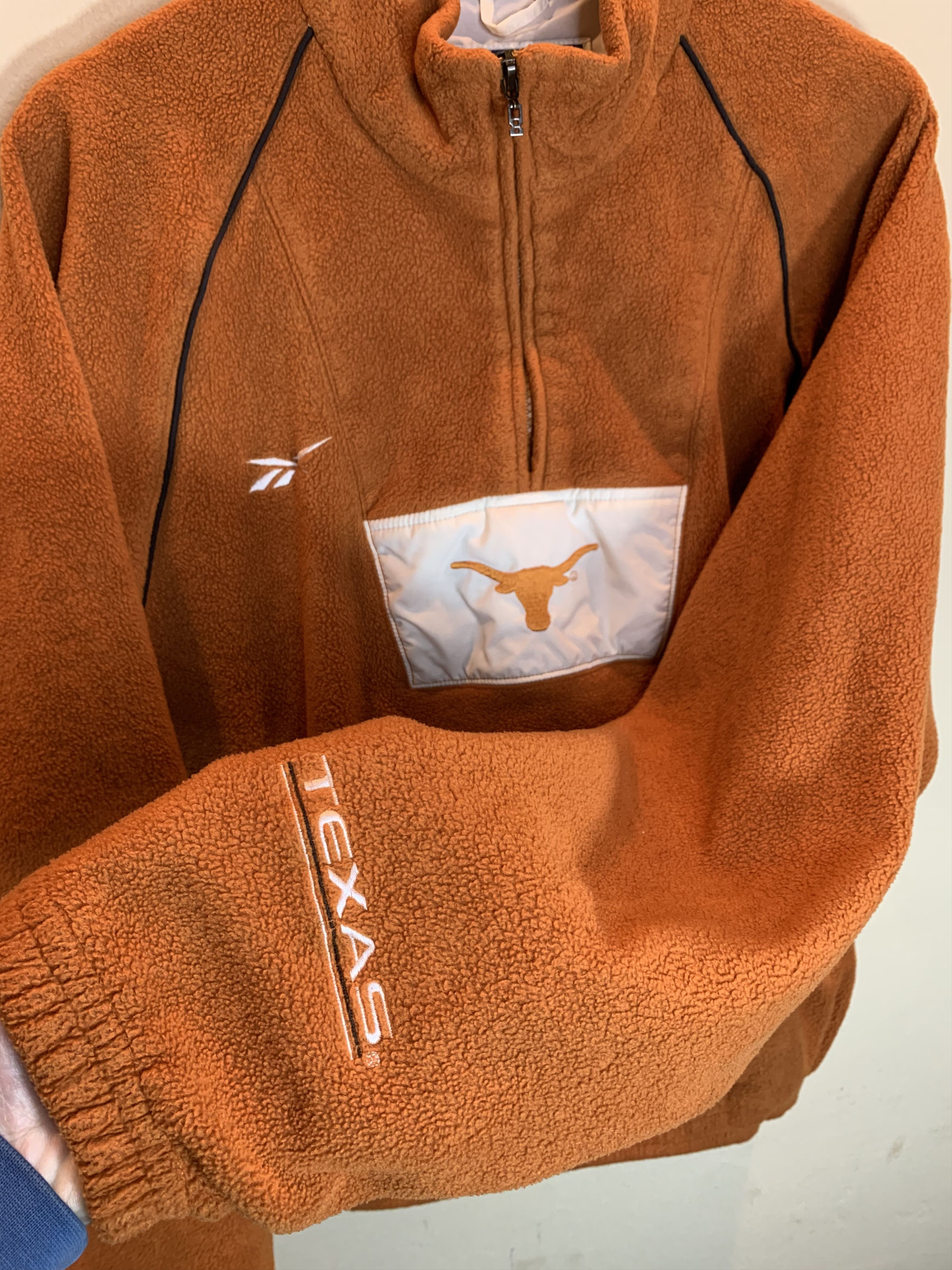 Reebok RARE Vintage Texas Longhorns University Reebok Fleece Jacket Size US S / EU 44-46 / 1 - 2 Thumbnail