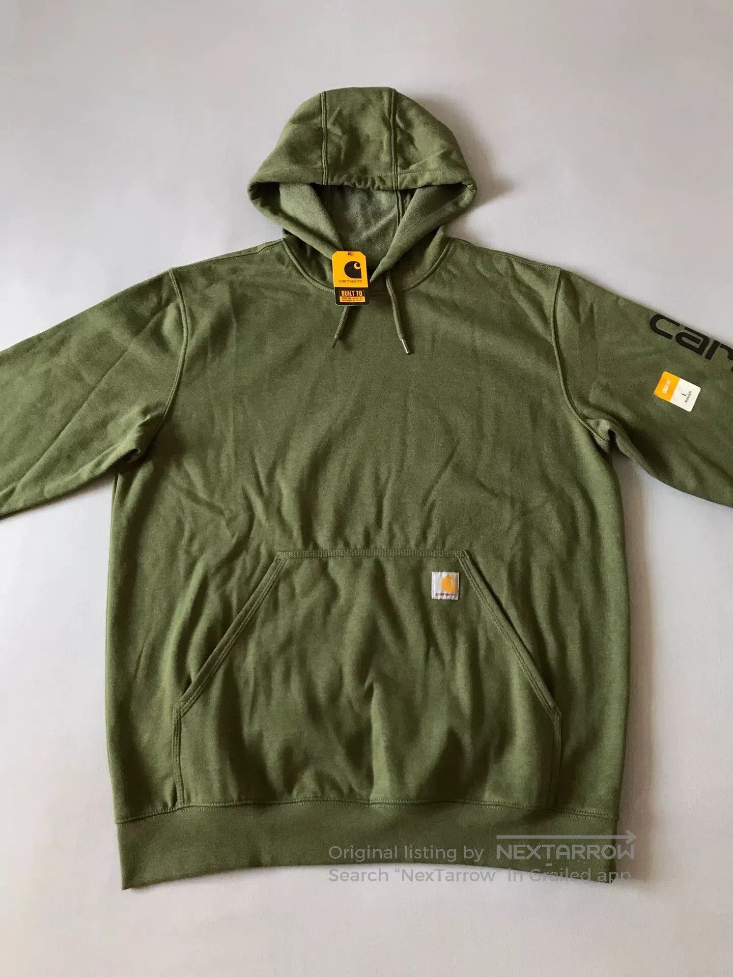 Carhartt Carhartt K288 Green Hoodie. Size US L / EU 52-54 / 3 - 3 Thumbnail
