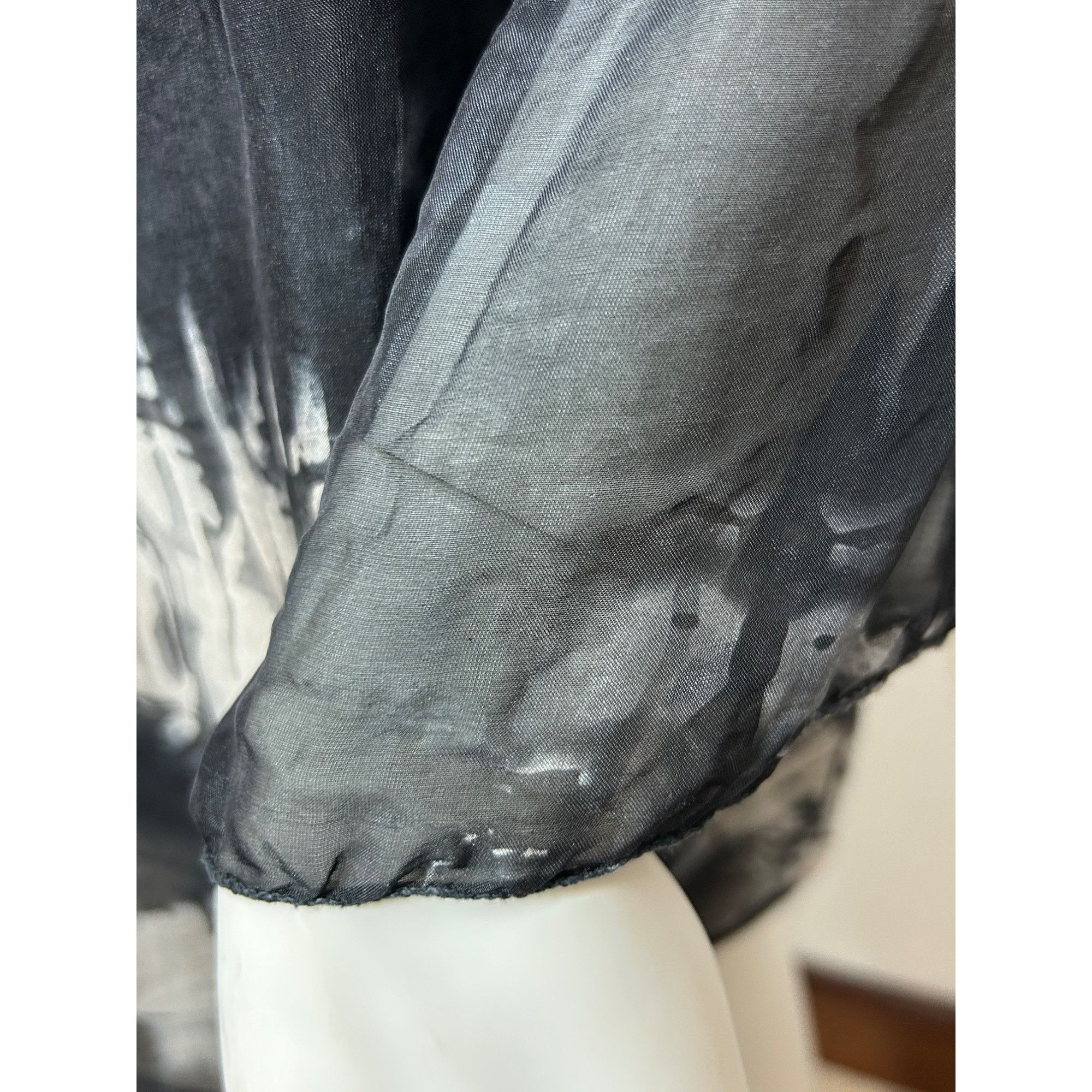 Other Tempo Paris Top M/L Black White Tie Dyed Long Sleeve Silk It Size M / US 6-8 / IT 42-44 - 11 Thumbnail