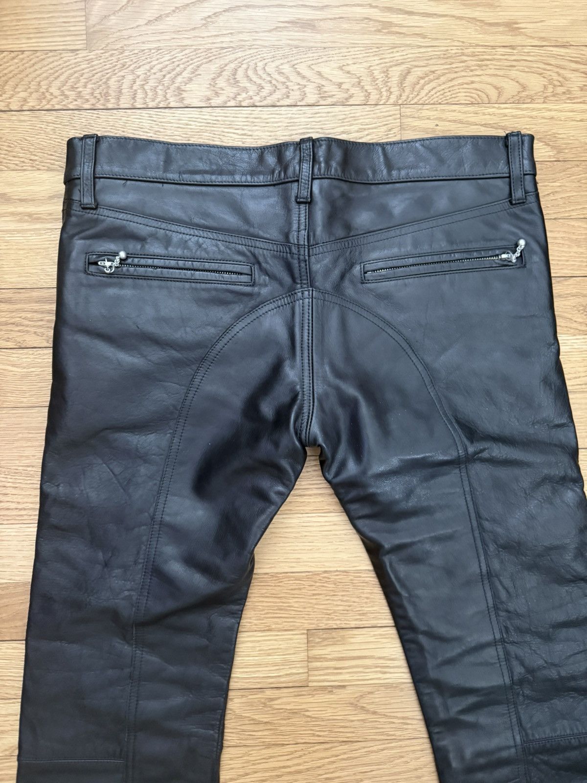 Junya Watanabe × Supreme Junya Watanabe leather pants CDG AD2007 cowhide Size US 31 - 5 Thumbnail