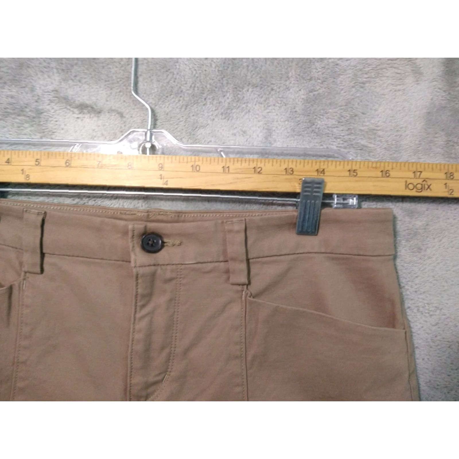 Duluth Trading Company Duluth Trading Co. Pants Womens 10x29 Brown Workday Warrior Chino Slim Leg Stretch Shirt Size 32" / US 10 / IT 46 - 3 Thumbnail