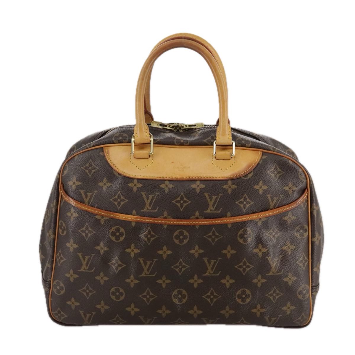 Deauville Brown Canvas Handbag (Pre-Owned)
