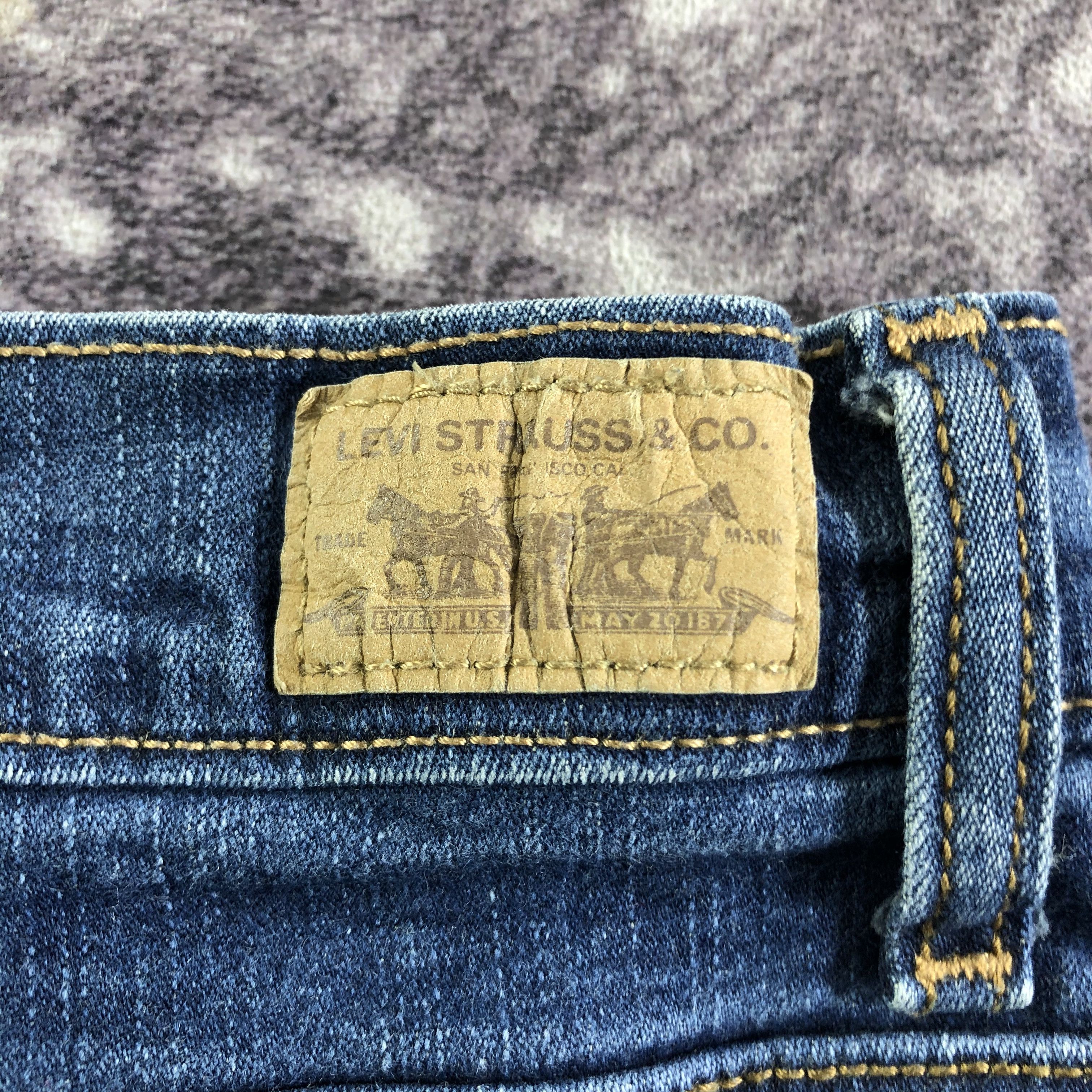 Levi's × Vintage Vintage Blue Wash Levis 512 Jeans-JM3480 Size 31" - 5 Thumbnail