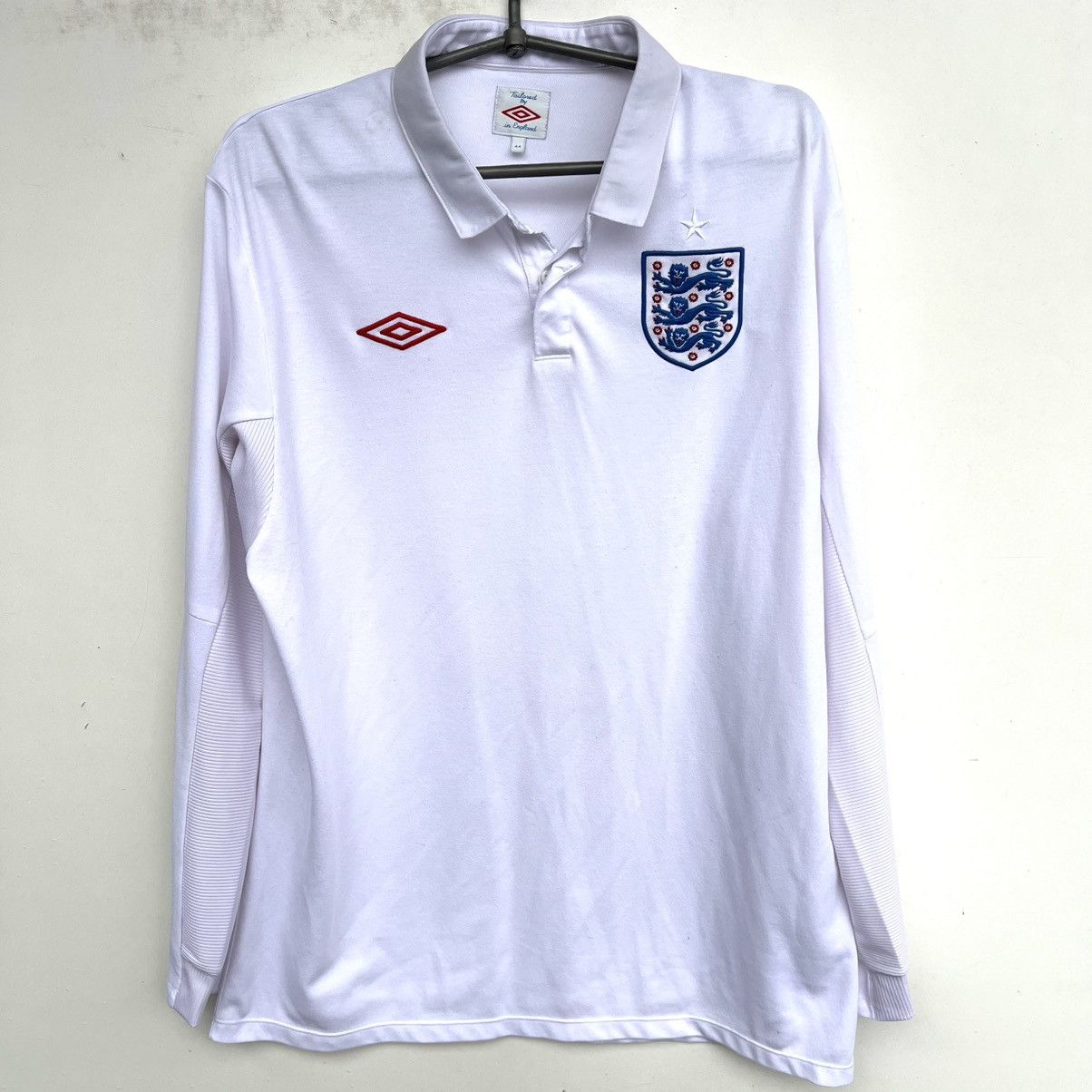 Umbro 2010 England Home Jersey Umbro Long Sleeve soccer Vintage Size US L / EU 52-54 / 3 - 1 Thumbnail