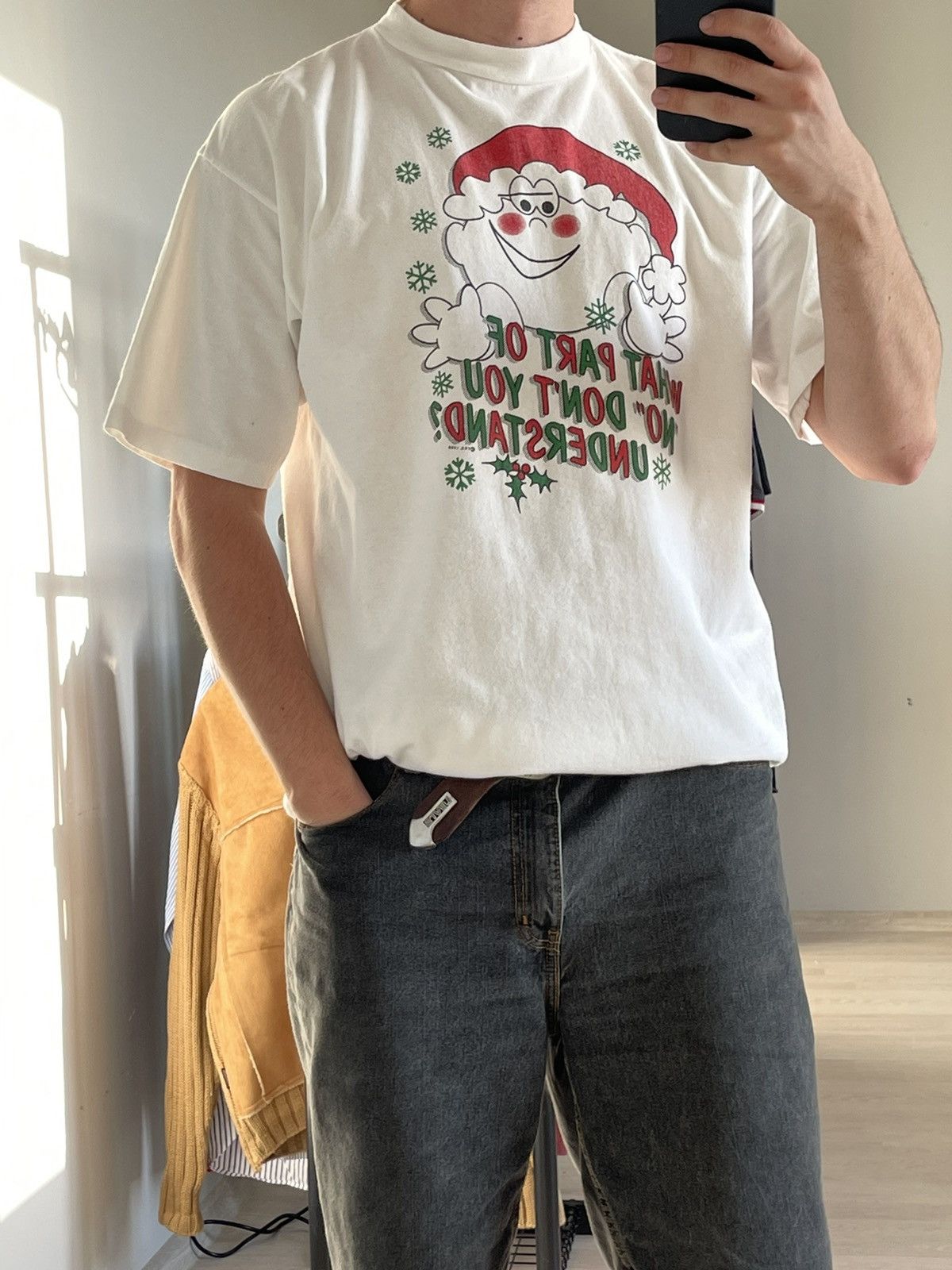 All Sport 'What Part Of 'NO' Don't You Understand?' 90s Graphic Tee Size US XL / EU 56 / 4 - 3 Thumbnail