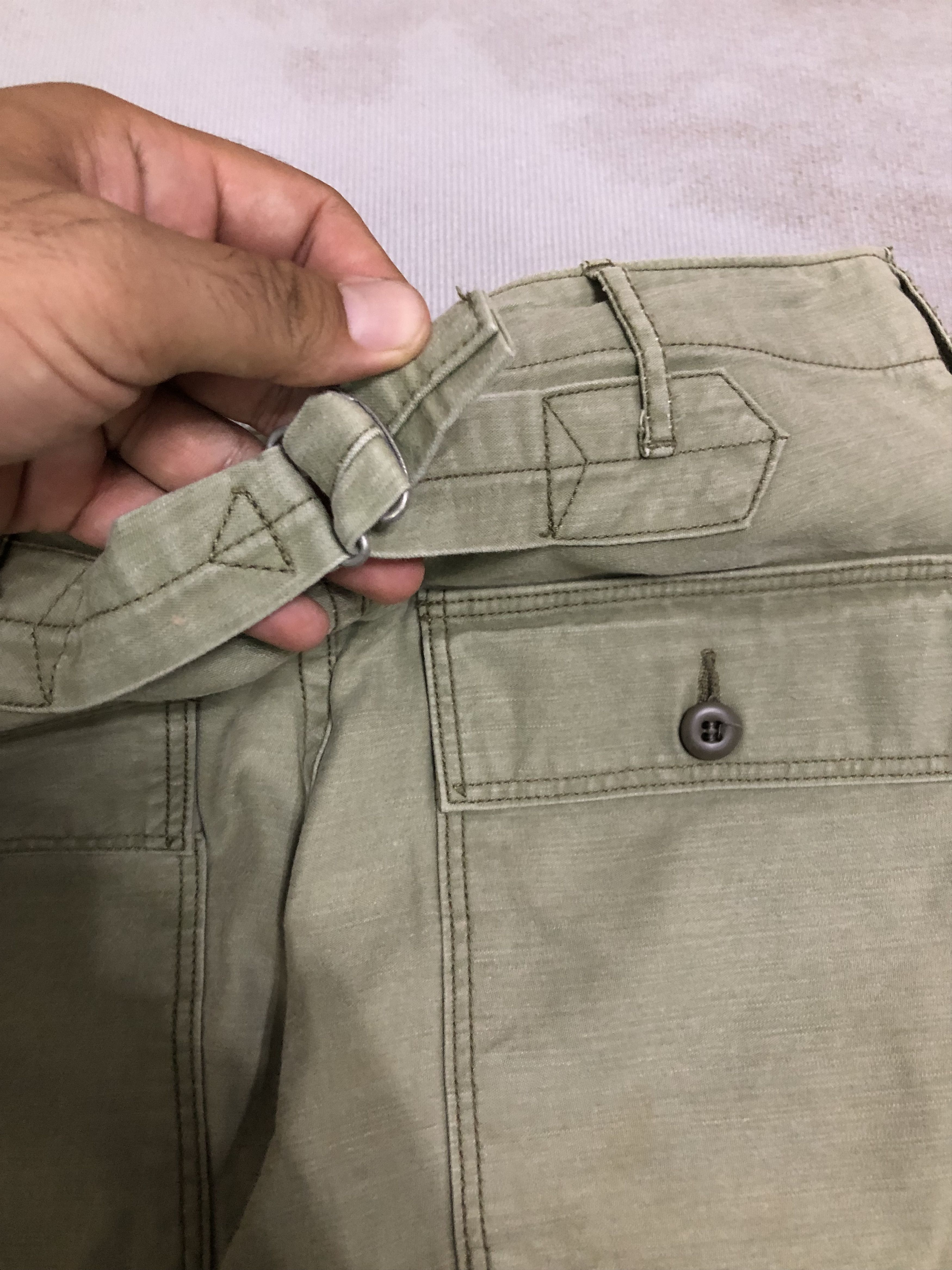 Orslow Orslow Fatigue Buckle Back Military Nice Faded Condition Size US 28 / EU 44 - 11 Thumbnail