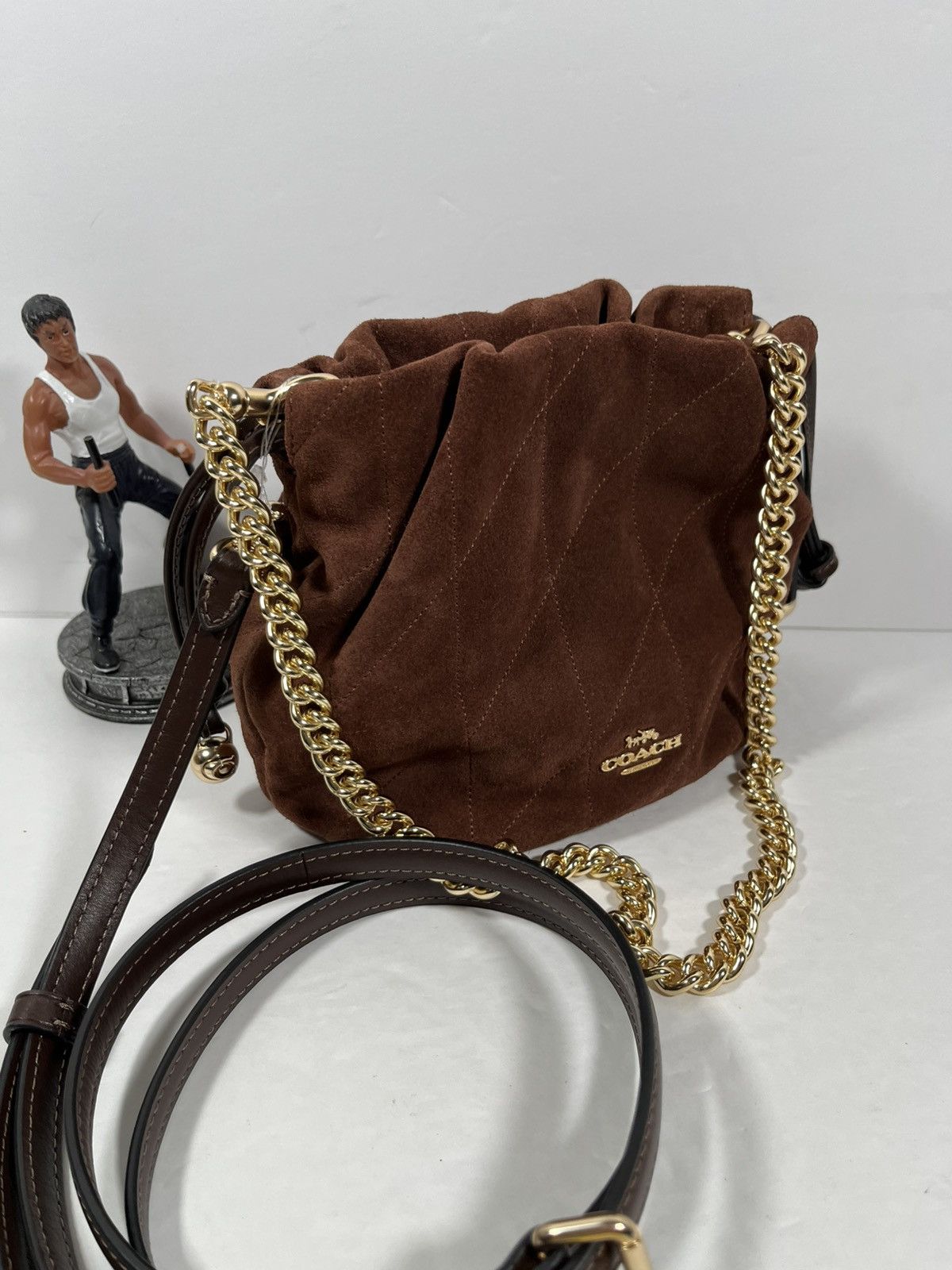 Coach Coach Faye Mini Drawstring Bag With Quilting NWT Size ONE SIZE - 5 Thumbnail