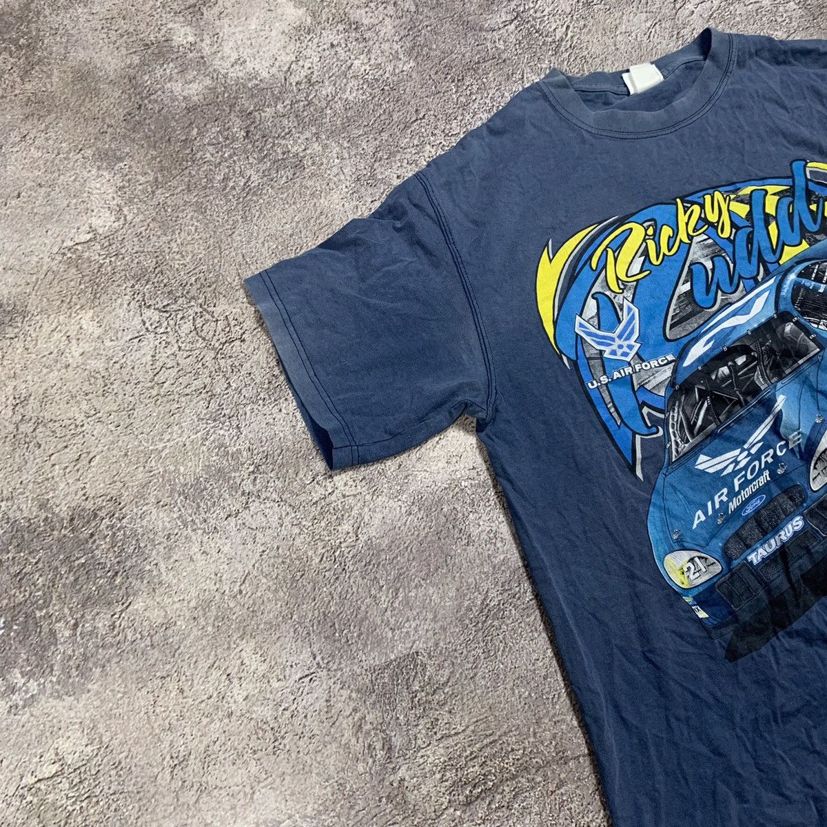 Vintage Vintage 90s Y2K Racing Graphic Tee Streetwear Cars Blue L Size US L / EU 52-54 / 3 - 4 Thumbnail