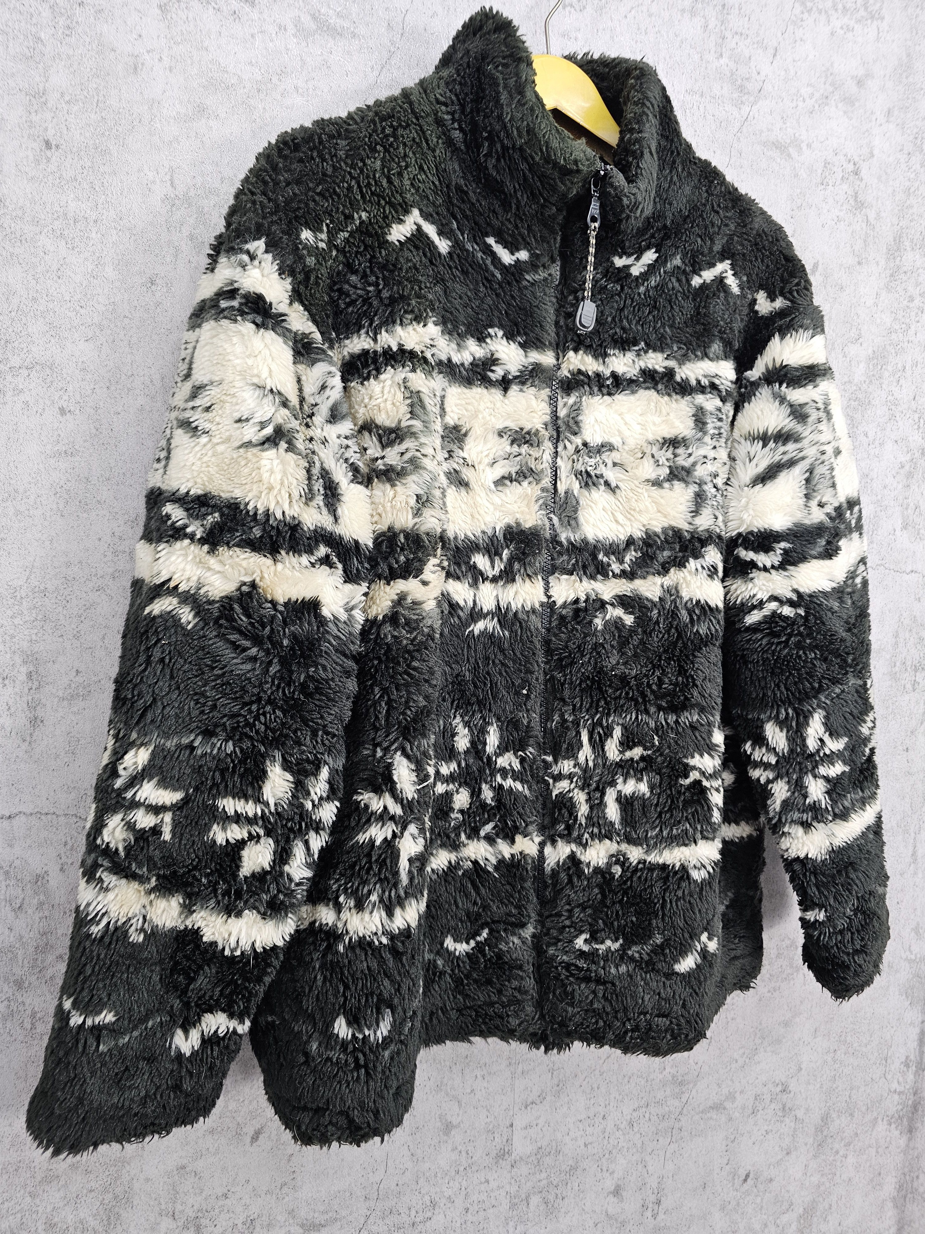 Japanese Brand Vintage Style SANSY DAISY Fur Fleece Heavy Jacket J0041 Size US M / EU 48-50 / 2 - 3 Thumbnail