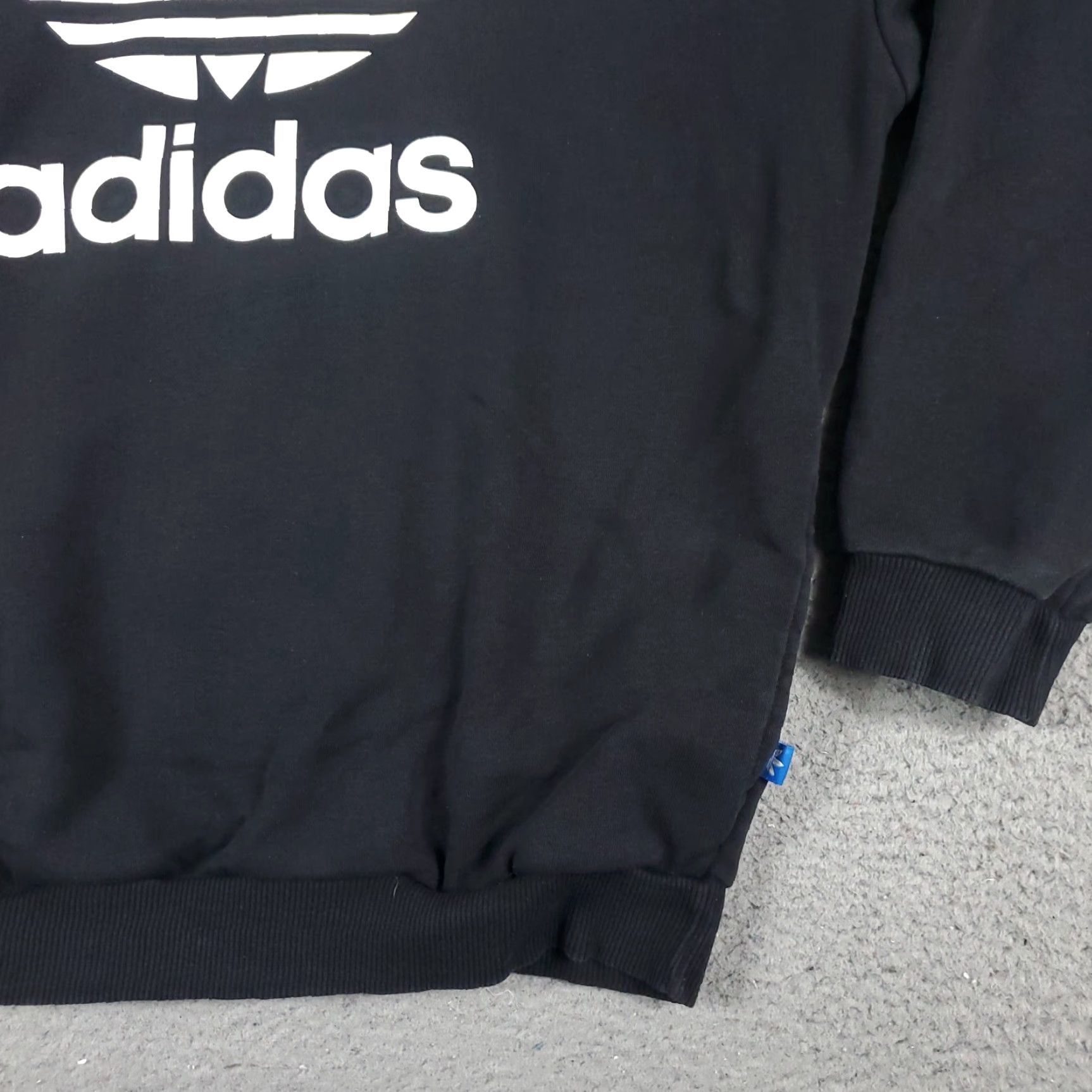 Adidas Adidas Sweater Womens Medium Black Pullover Casual Knit Long Sleeve Crew Neck Size M / US 6-8 / IT 42-44 - 5 Thumbnail