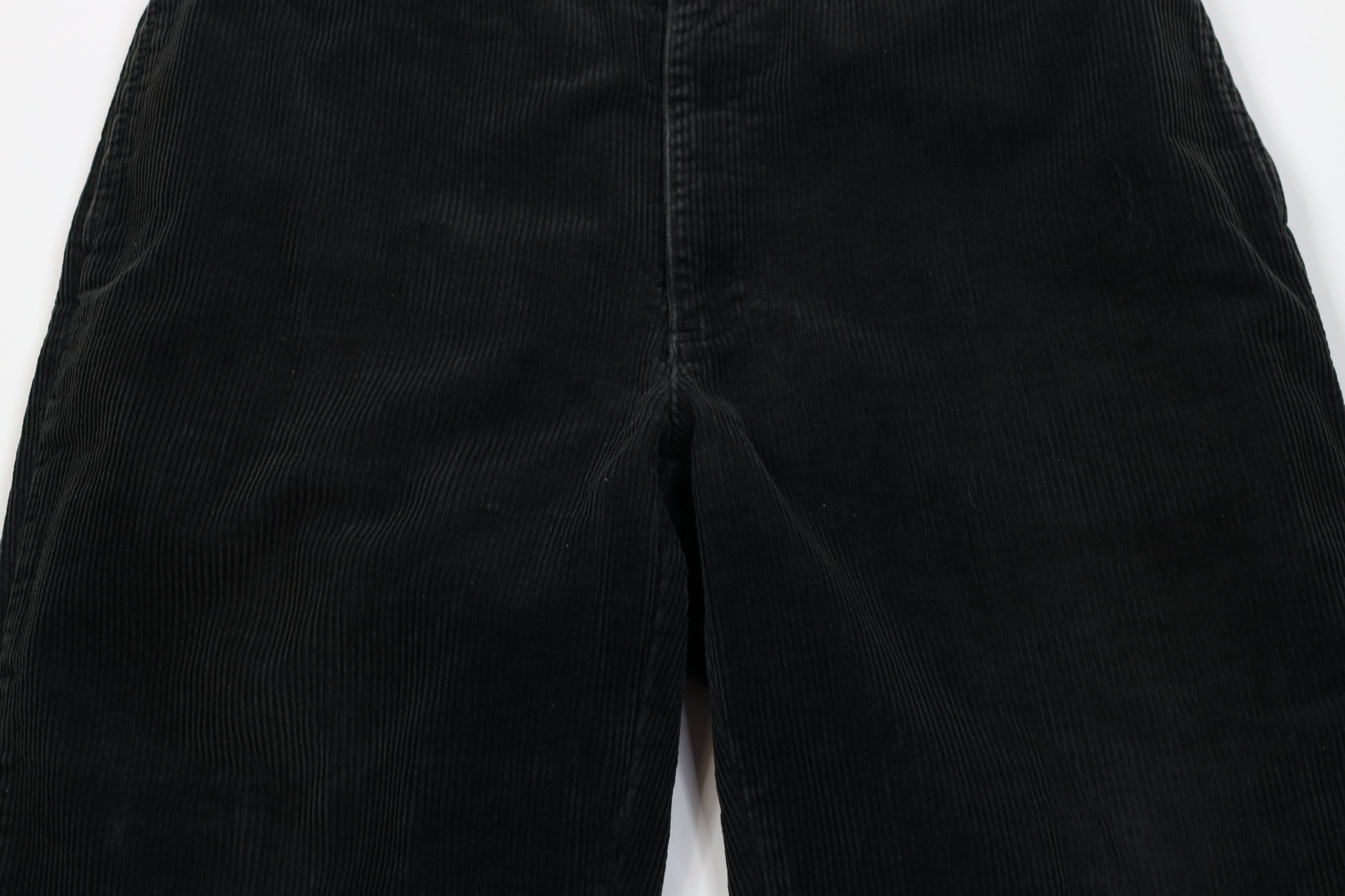 Ralph Lauren Vintage 90s Ralph Lauren Wide Leg Corduroy Chino Pants Black Size US 38 / EU 54 - 3 Thumbnail