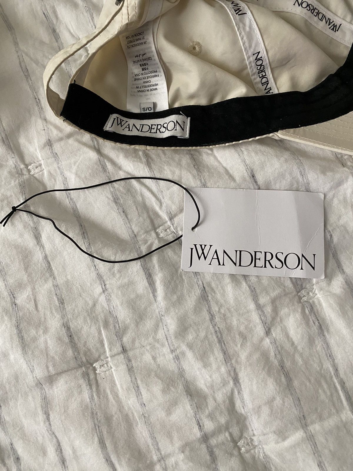 JW Anderson JW Anderson Off White Printed Cap Size ONE SIZE - 15 Thumbnail
