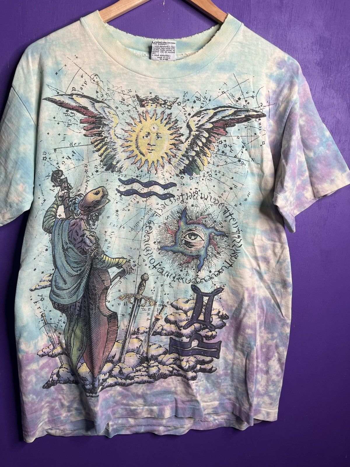 Liquid Blue × Vintage Vintage 1992 Liquid blue mid-evil art t-shirt Size US L / EU 52-54 / 3 - 3 Thumbnail