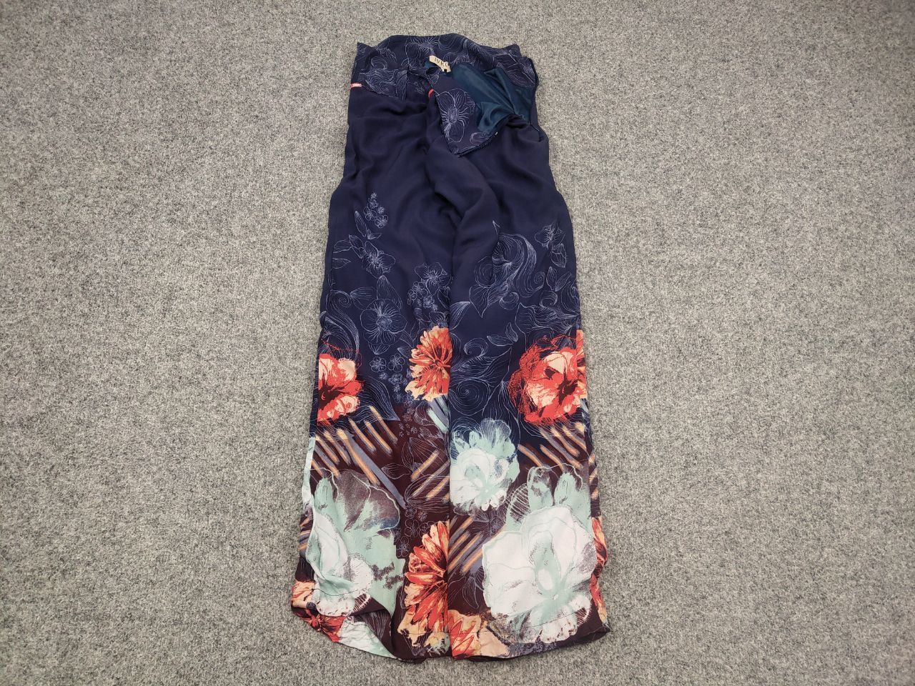 Missoni Ivko Design Floral Print Blue color Trouser Wide Leg Pants Size 36" / US 14 / IT 50 - 2 Thumbnail