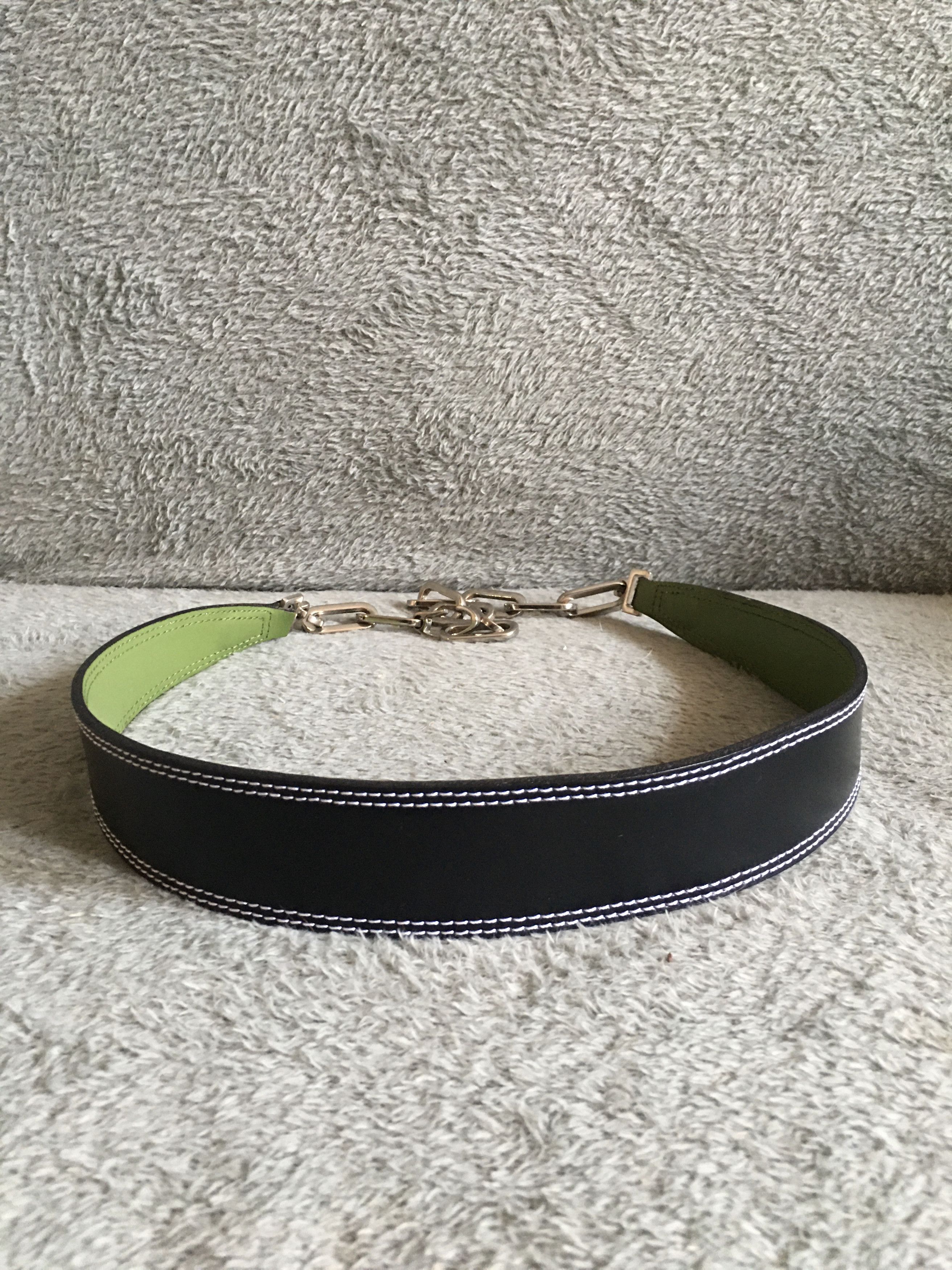 Gianfranco Ferre Gianfranco Ferre Leather Metal Chain Belt Size 80 Size ONE SIZE - 4 Thumbnail