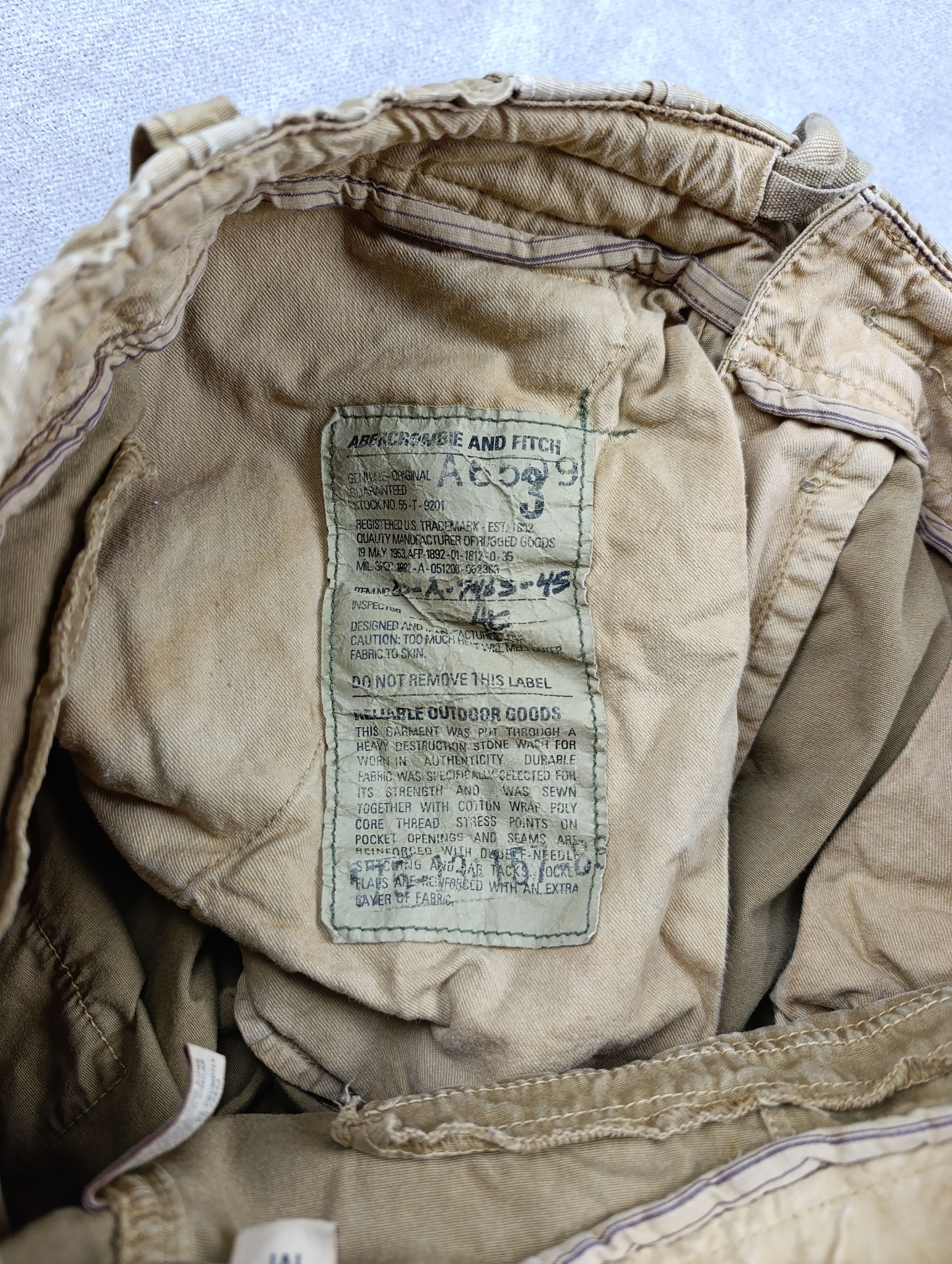 Abercrombie & Fitch ABERCROMBIE & FITCH A6509 PARACHUTE CARGO MULTIPOCKET PANTS Size US 32 / EU 48 - 16 Thumbnail