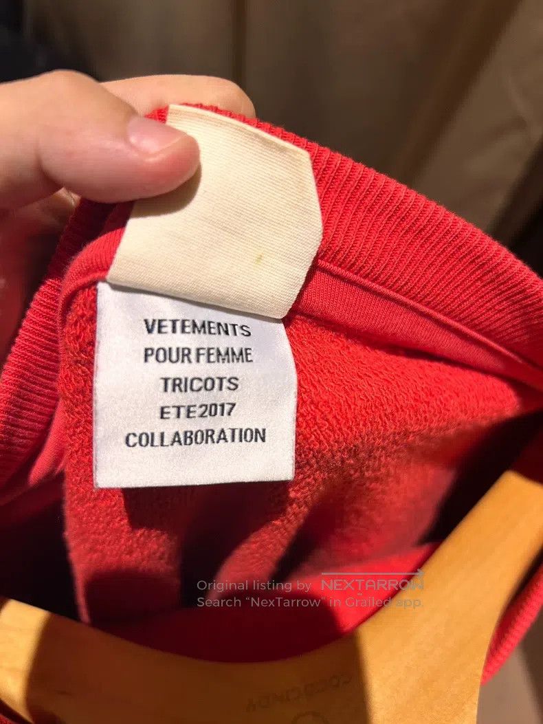 Vetements Vetements Sweatshirt Size US S / EU 44-46 / 1 - 5 Thumbnail