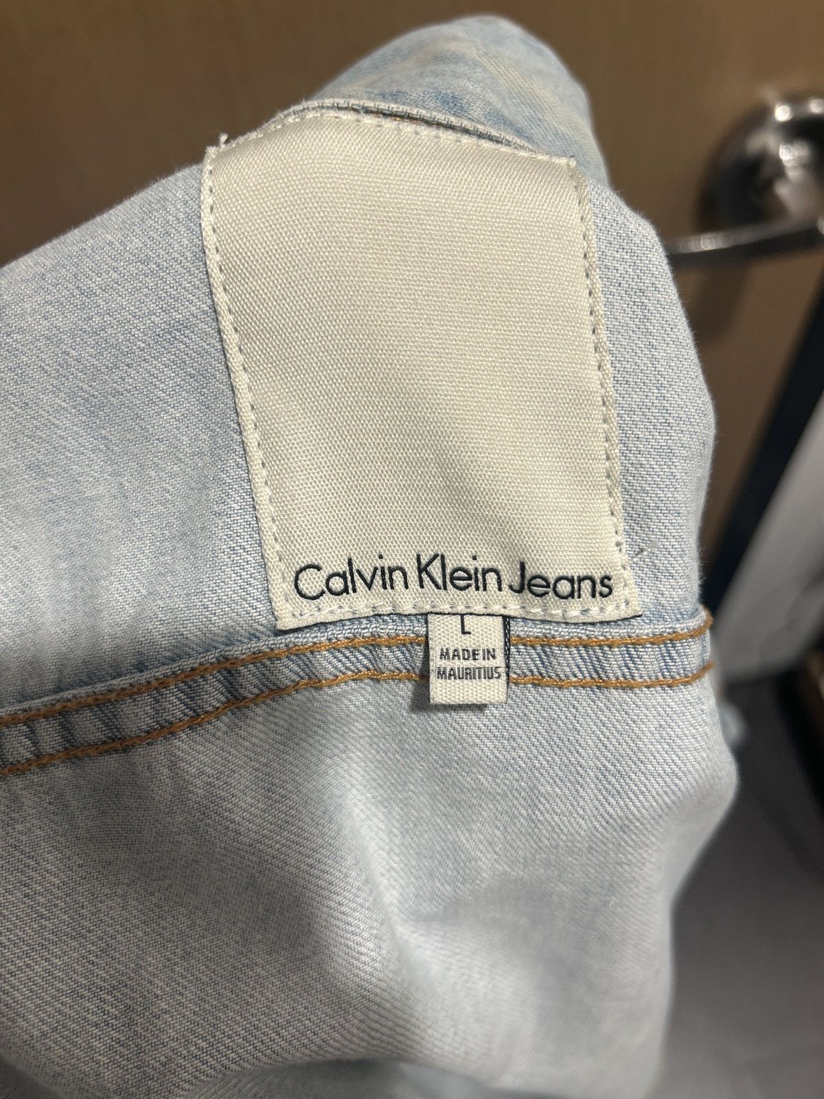Calvin Klein Calvin Klein Denim Jacket Size US L / EU 52-54 / 3 - 5 Thumbnail