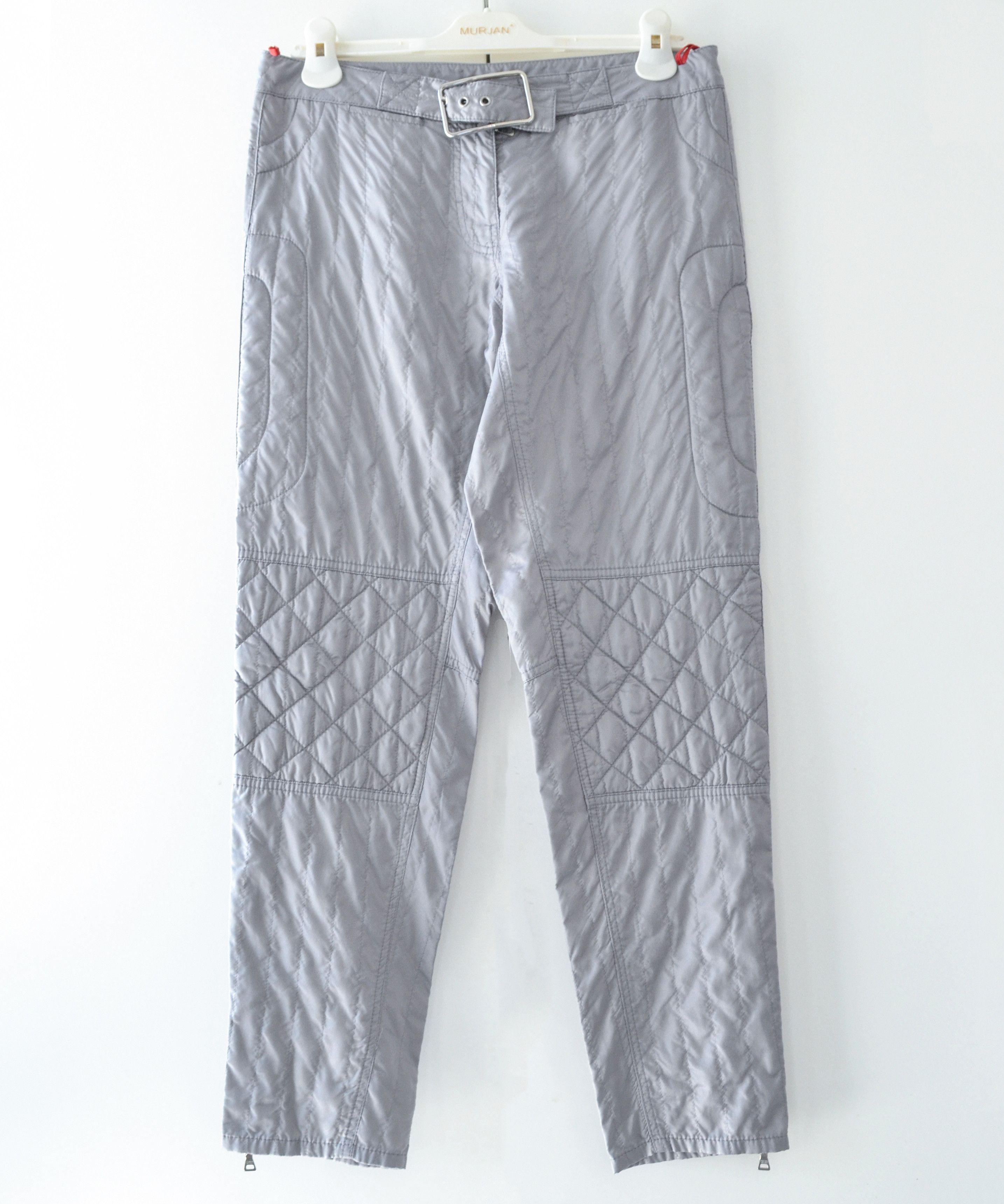 Prada PRADA Pants Nylon Trousers Belt Logo Sport Ski Quilted Size 30" / US 8 / IT 44 - 2 Thumbnail