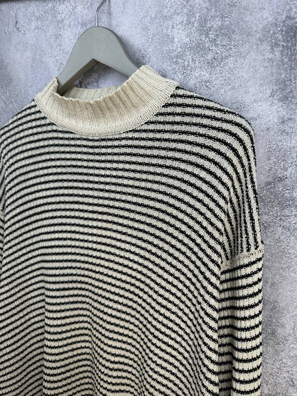 JOSEPH HOMME Joseph Homme Tricot Linen Silk VTG Knit Sweater Stripe Size US XL / EU 56 / 4 - 5 Thumbnail