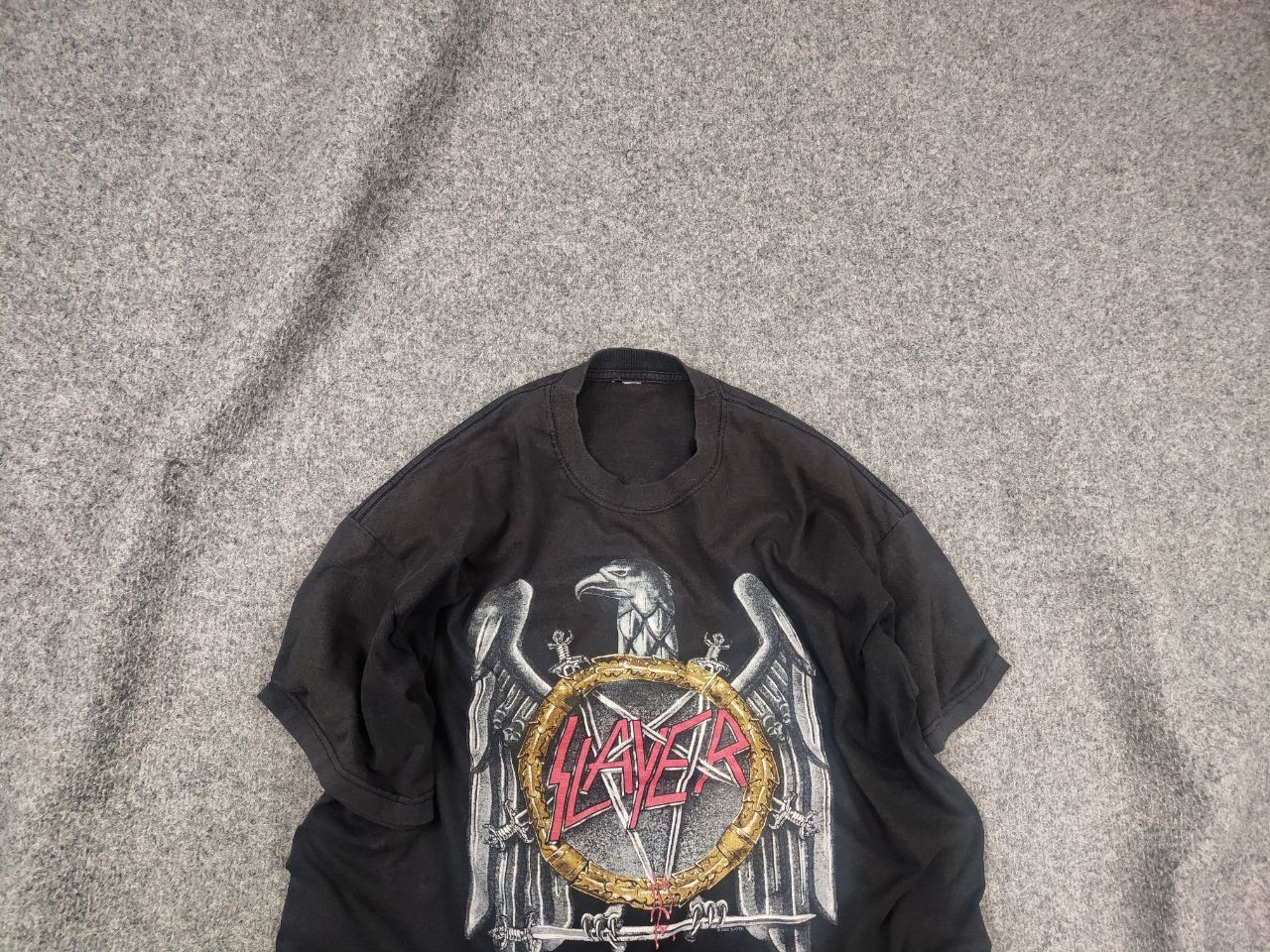 Band Tees Vintage Slayer 2003 Metal Rock Promo Band T-Shirt Y2K Tee Size US L / EU 52-54 / 3 - 2 Thumbnail