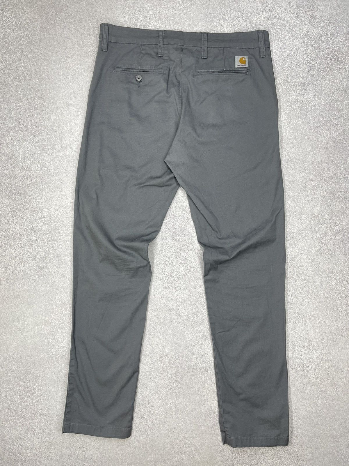 Carhartt Mens Carhartt Sid Chino Pants Grey Size 32 Size US 32 / EU 48 - 2 Thumbnail