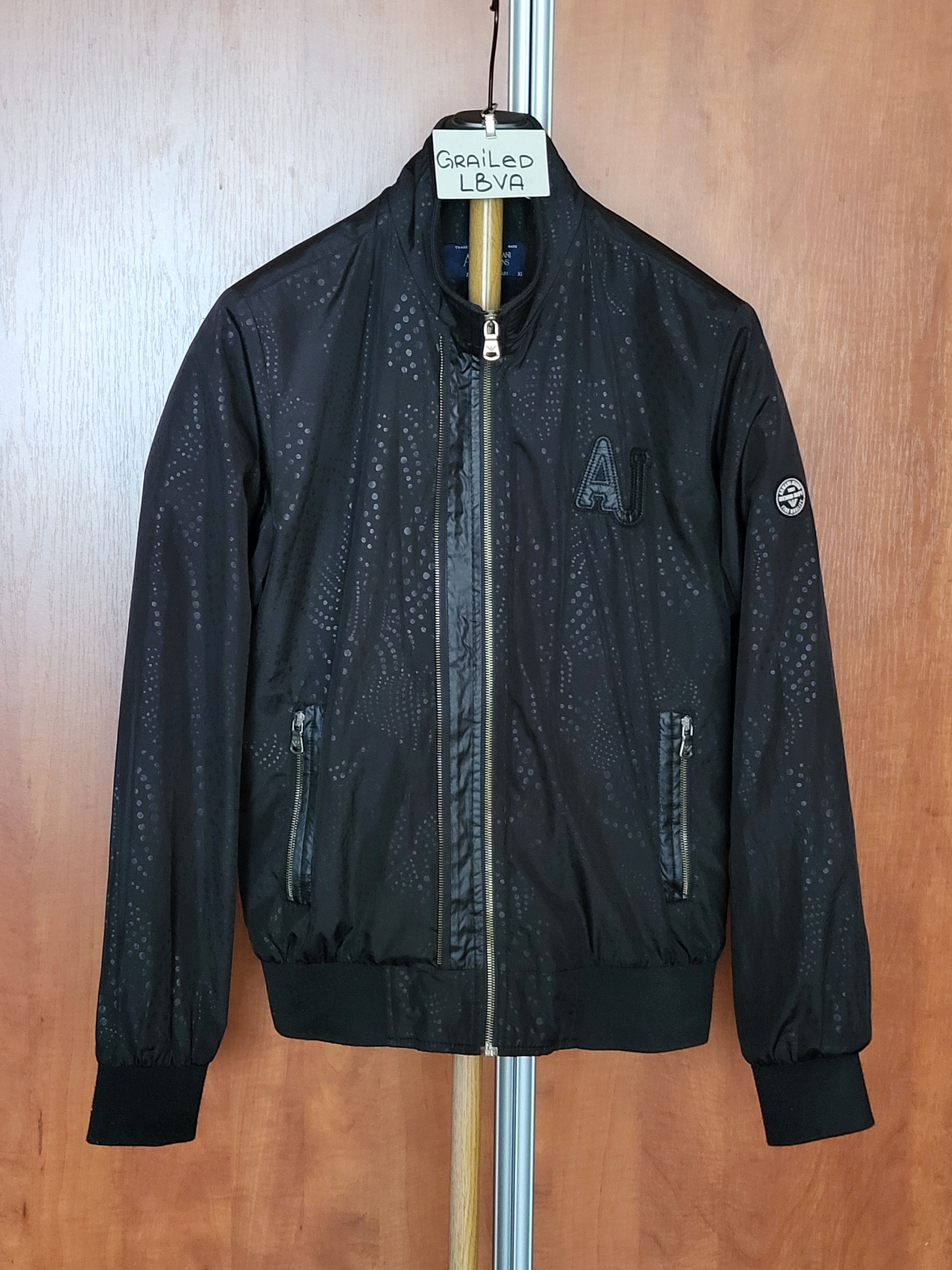 Armani bomber Armani Jeans 🇮🇹 Italy.Size XL but fit L. Size US XL / EU 56 / 4 - 2 Thumbnail