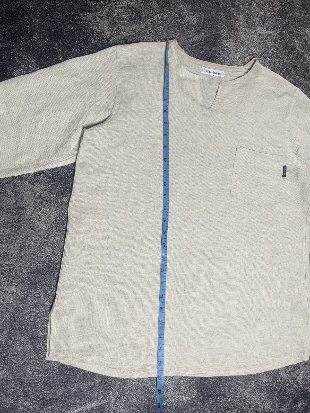 Y's for Men Y’s for living by yohji yamamoto vneck pocket tshirt Size US M / EU 48-50 / 2 - 5 Thumbnail