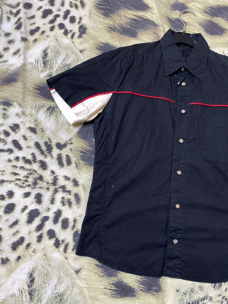 Versace × Vintage Vintage Versace Sport Spellout Button Up Shirt Size US M / EU 48-50 / 2 - 7 Thumbnail