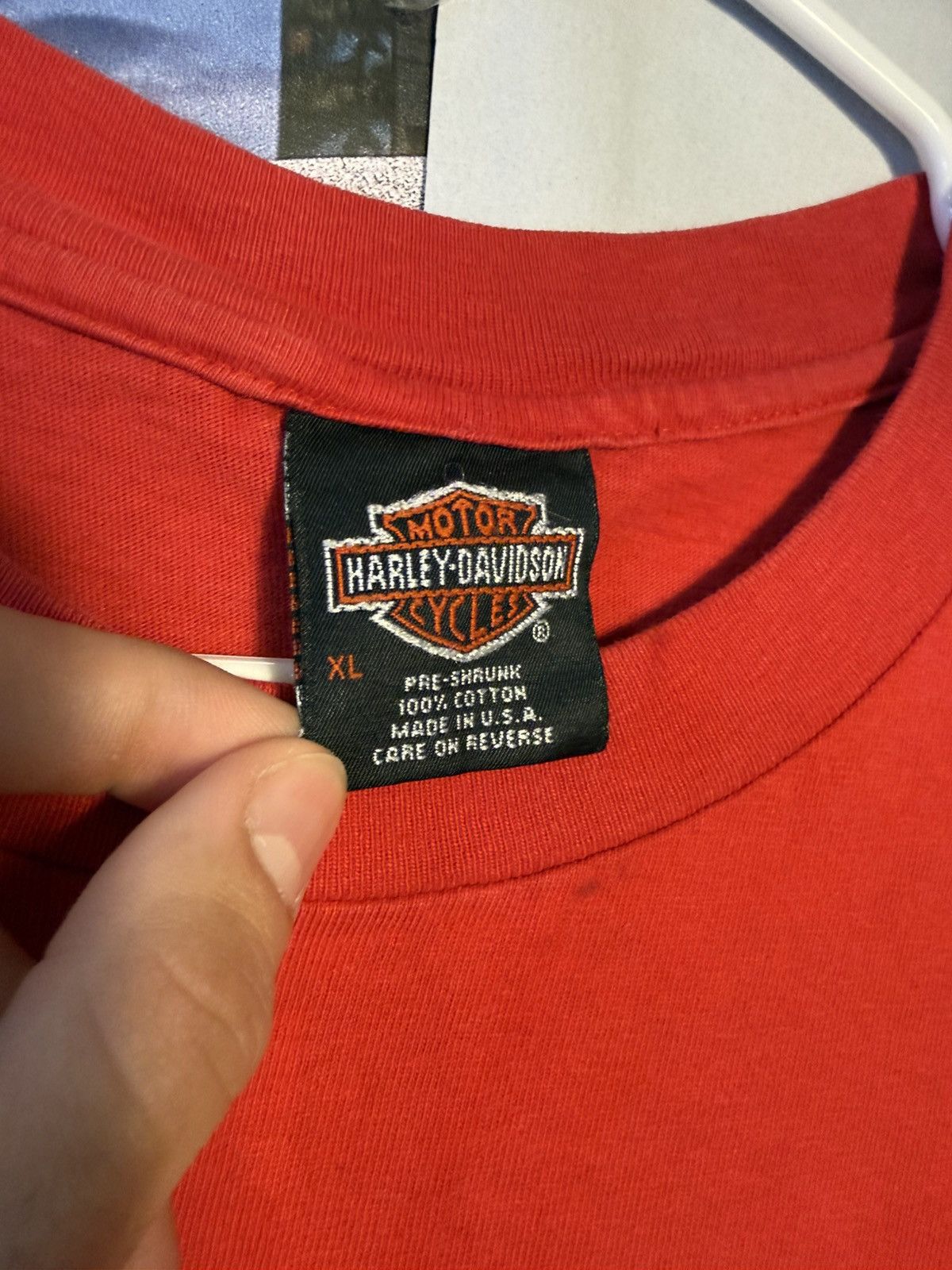 Harley Davidson Harley Davidson ©1997 House of Harleys CA tee red XL USA Size US XL / EU 56 / 4 - 4 Thumbnail