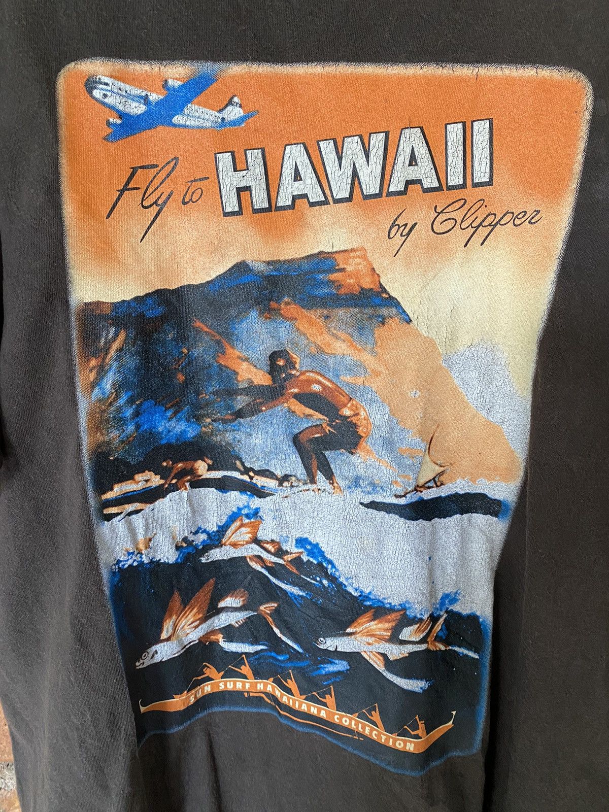 Japanese Brand × Sun Surf × Toyo Enterprises Vtg Sun Surf Logo tee Size US L / EU 52-54 / 3 - 4 Thumbnail