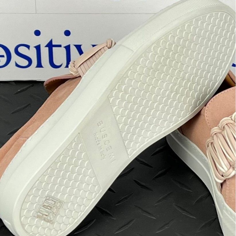 Buscemi Buscemi 40MM Braid Pale Pink Suede Sneakers US 11 SAMPLE Size US 11 / IT 41 - 9 Thumbnail