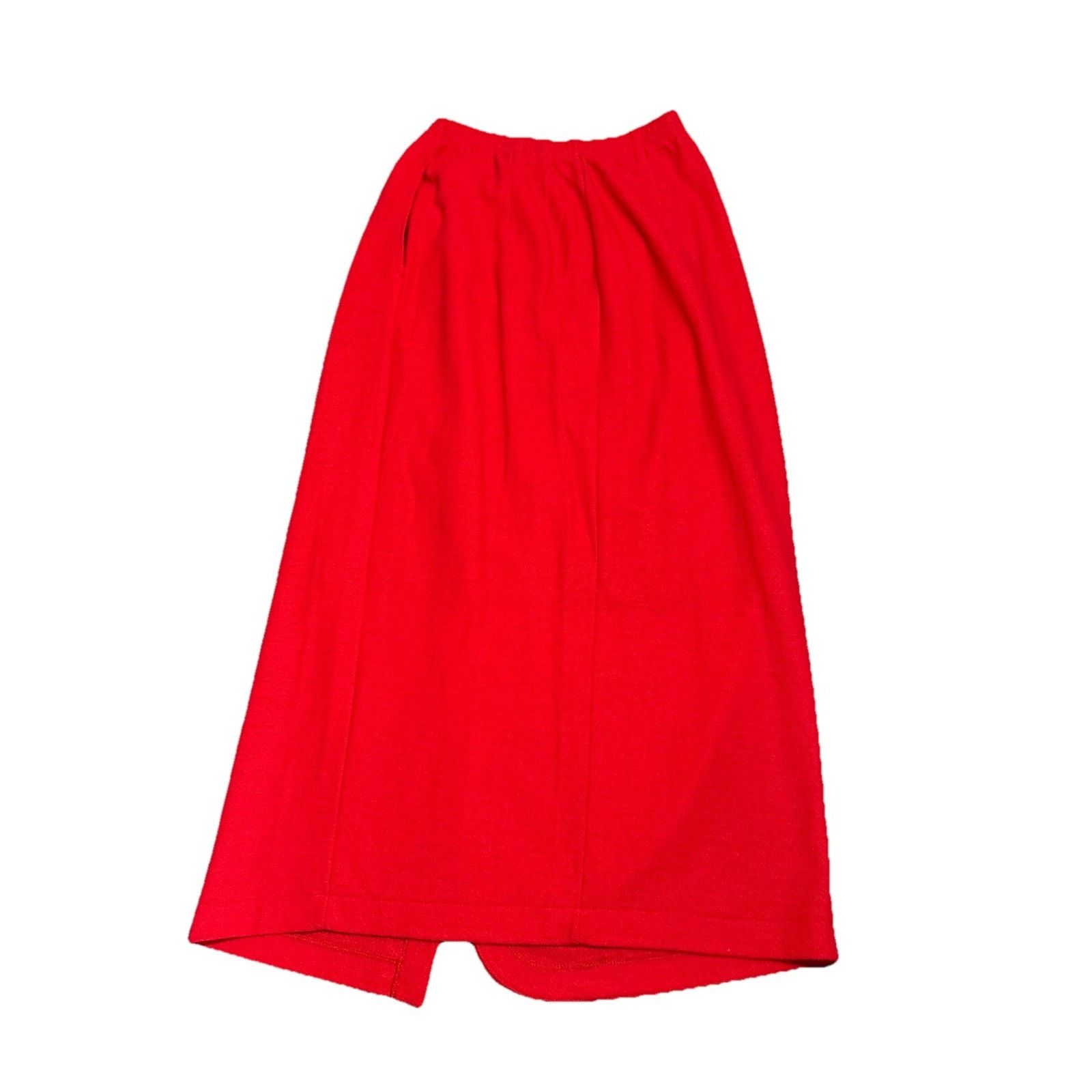Other Vintage 80s Red Wool Pencil Skirt by CmcE | Sample Size 8 Size 30" / US 8 / IT 44 - 7 Thumbnail