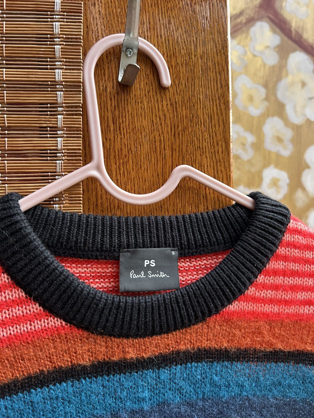 Paul Smith PS by Paul Smith Multi-Stripe Wool Blend Crewneck Sweater Size US S / EU 44-46 / 1 - 5 Thumbnail