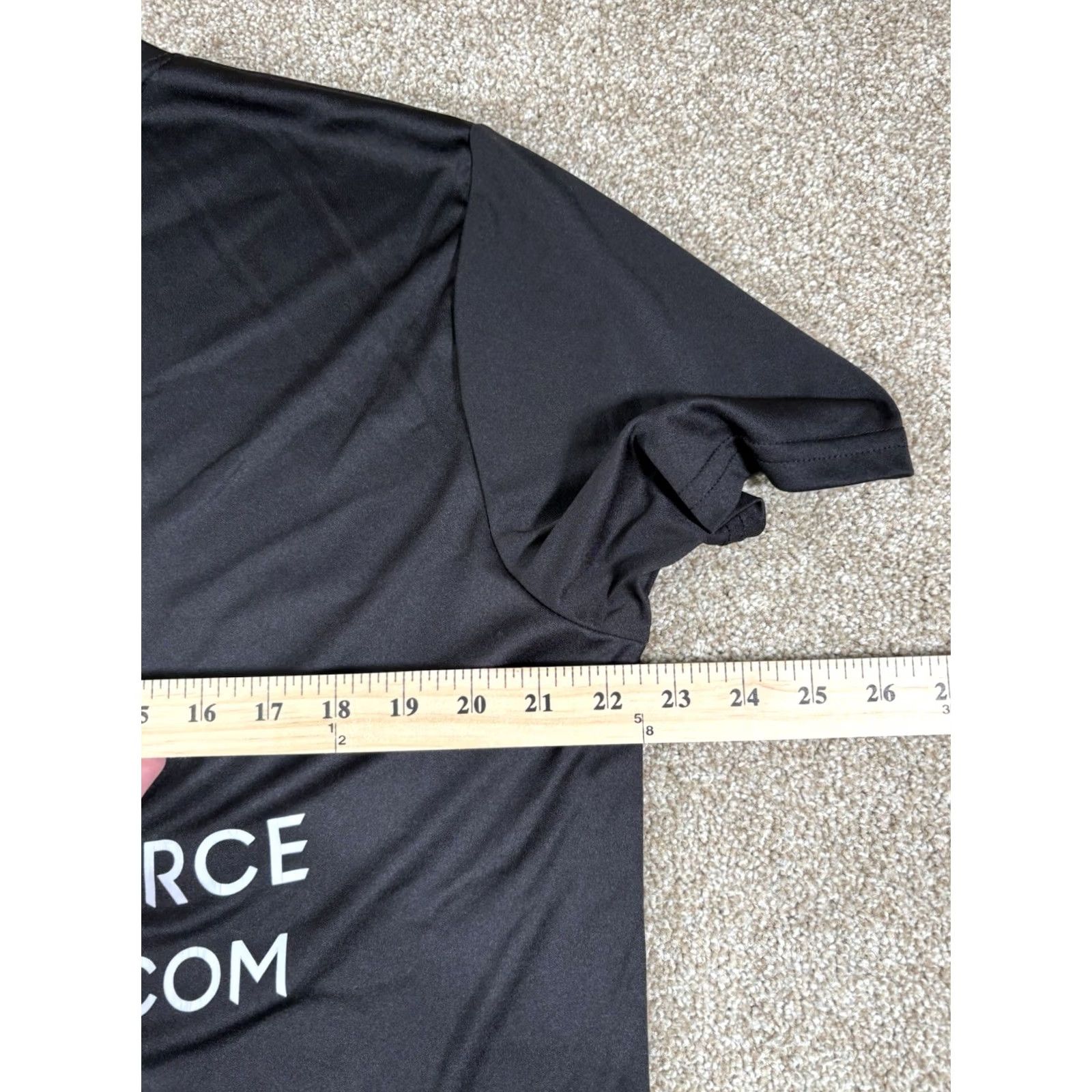 Vintage U.S. Space Force T-Shirt Double-Sided 100% Polyester • Adult Large Black Mens Shirt Logo Accents Vintage? Size US L / EU 52-54 / 3 - 5 Thumbnail