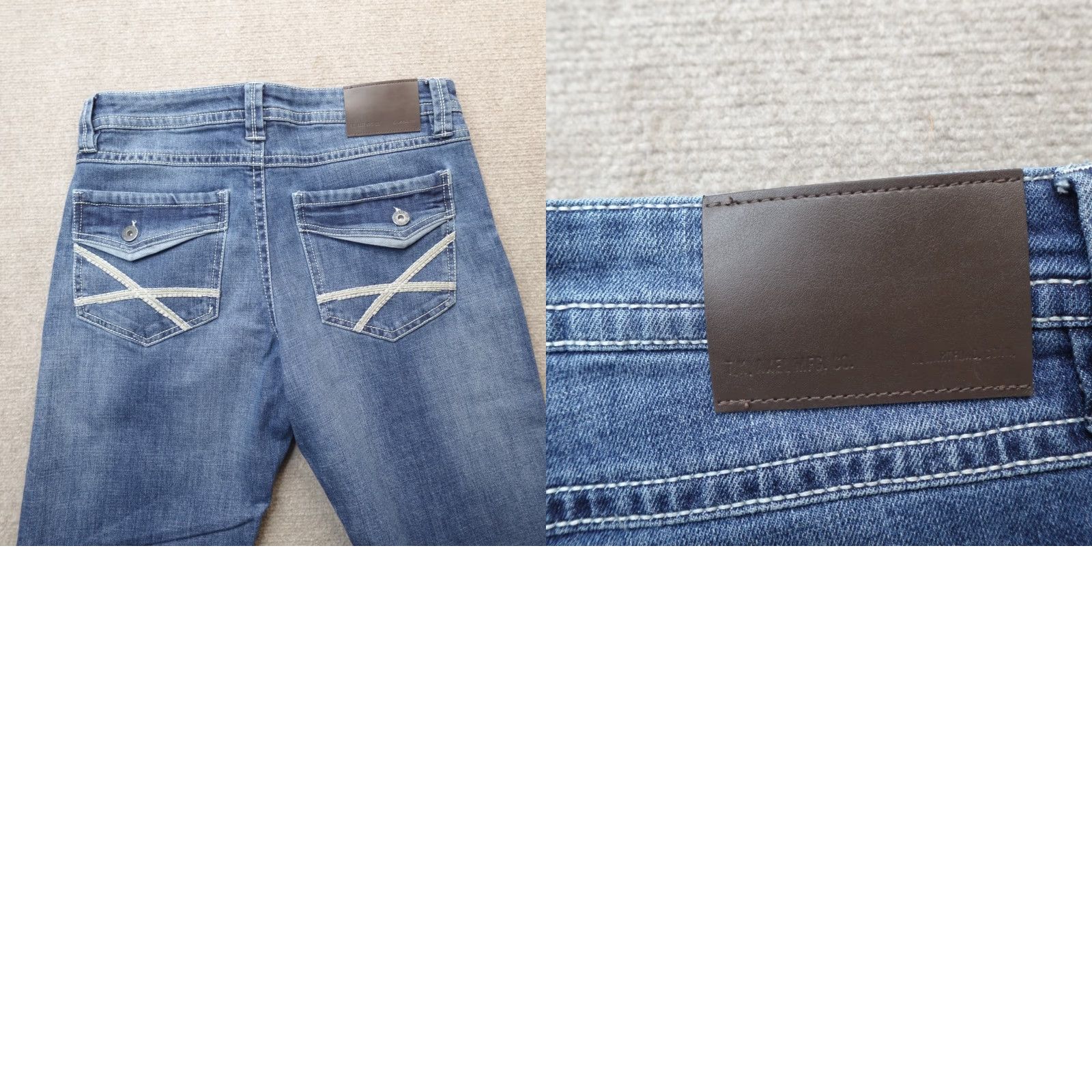 Vintage Axel Jeans Slim Bootcut 32 x 30 Blue Denim Cotton Blend Mens Pants Regular Inseam 30 Size US 32 / EU 48 - 9 Thumbnail