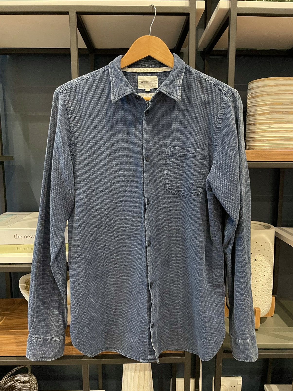 Norse Projects Norse Projects Waffle Knit Shirt Size US S / EU 44-46 / 1 - 1 Thumbnail