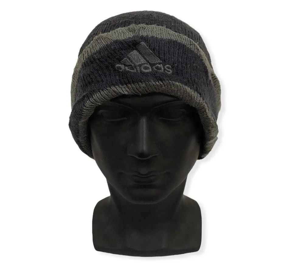 Adidas Vintage Adidas Big logo Beanie Hat Size ONE SIZE - 1 Thumbnail