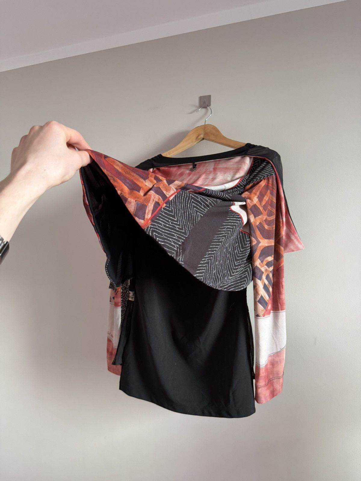 Other Save The Queen Layered Mesh Asymmetric Top Size M / US 6-8 / IT 42-44 - 7 Thumbnail