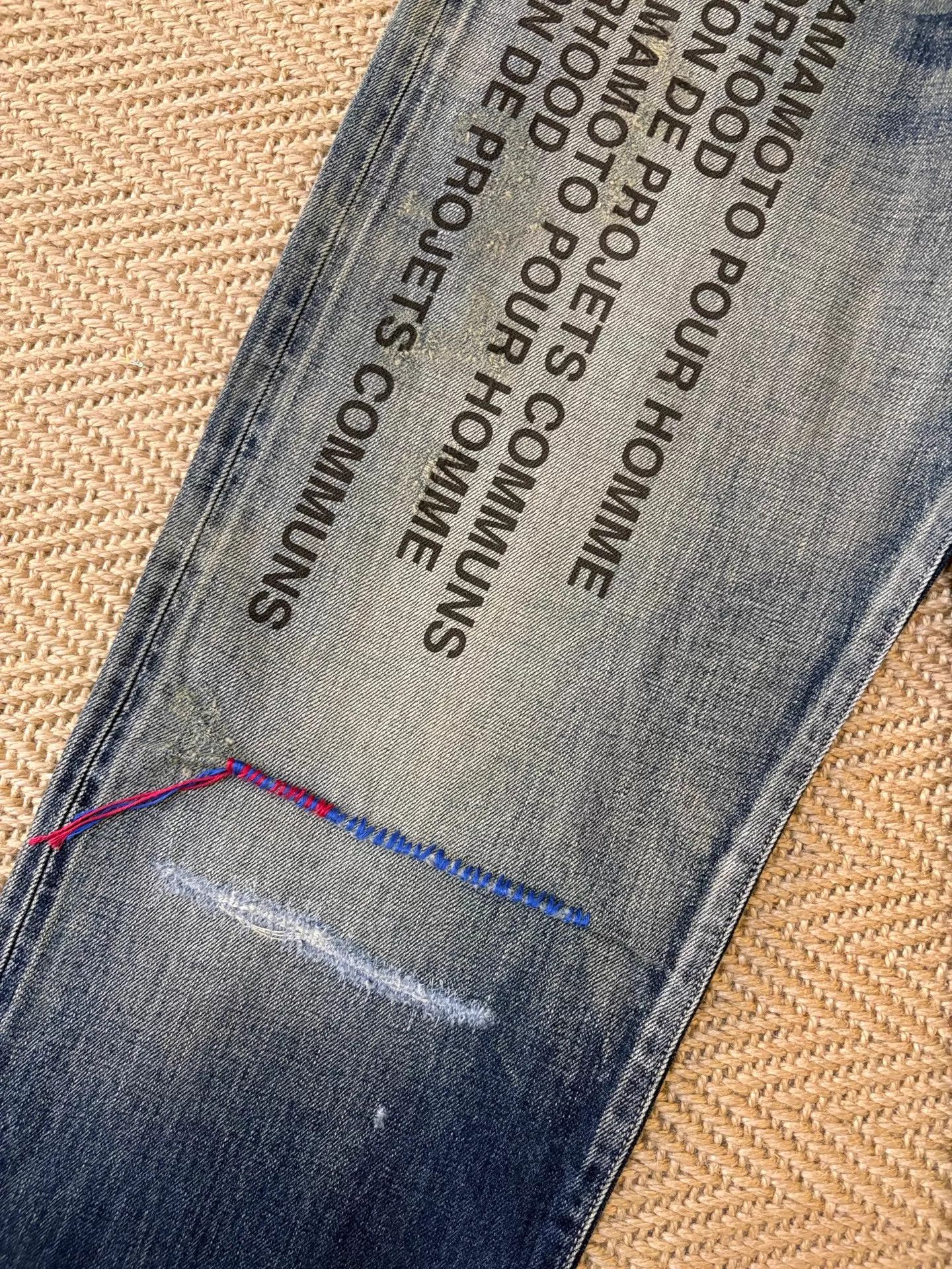 Neighborhood Neighborhood x Yohji 14oz Vintage Wash Jeans M Waist 42-42.5 Size US 32 / EU 48 - 4 Thumbnail