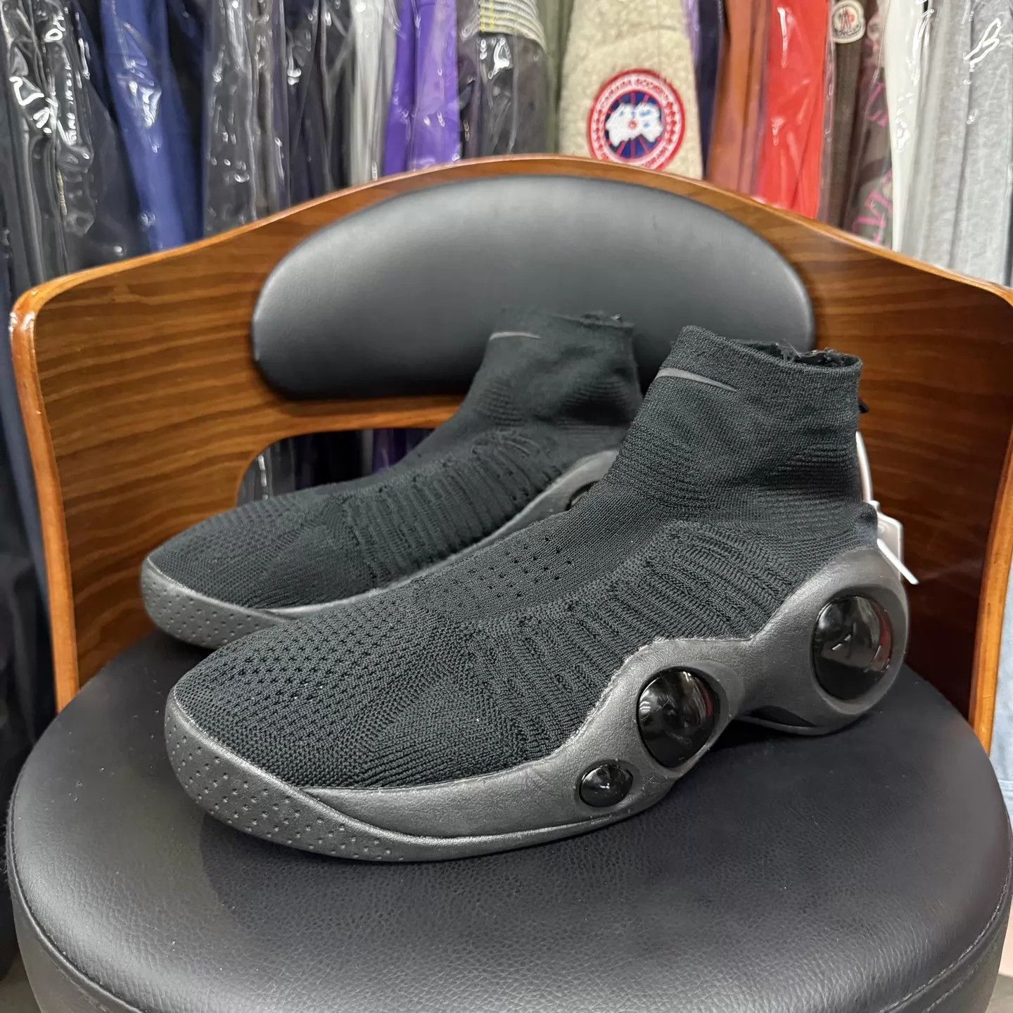 Nike Nike Air Flight Bonafide Triple Black 'Big Eyes' 44.5 Size US 11.5 / EU 44-45 - 1 Thumbnail