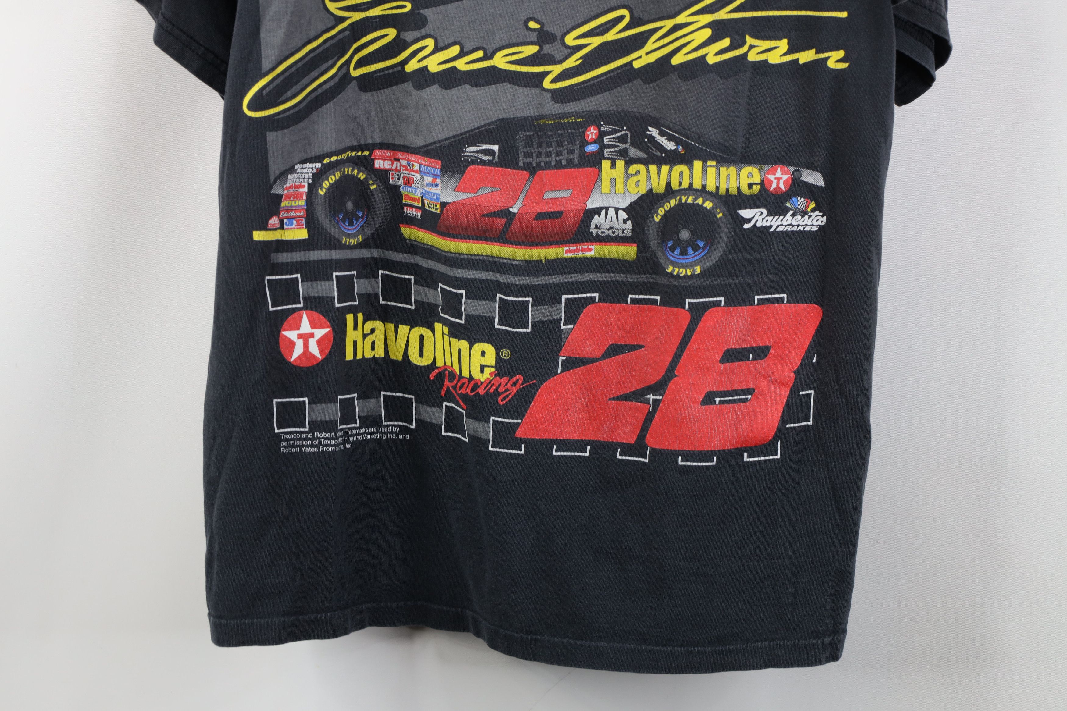 Vintage Vintage 90s NASCAR Havoline Racing All Over Print T-Shirt Size US L / EU 52-54 / 3 - 3 Thumbnail