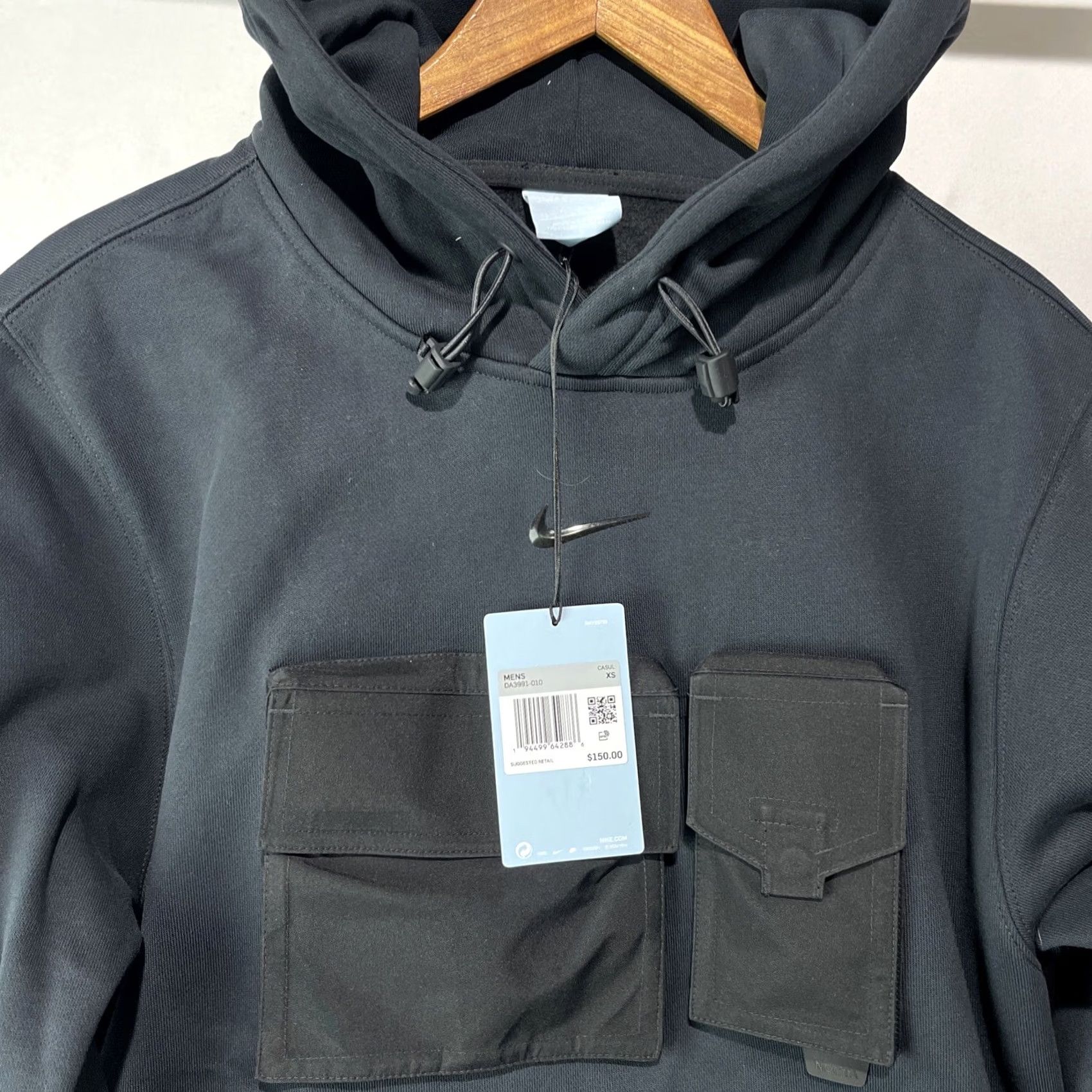 Nike Nike Nocta Hoodie Mens XS Black Tech Sweatshirt Carrier DA3991-010 Size US XS / EU 42 / 0 - 3 Thumbnail