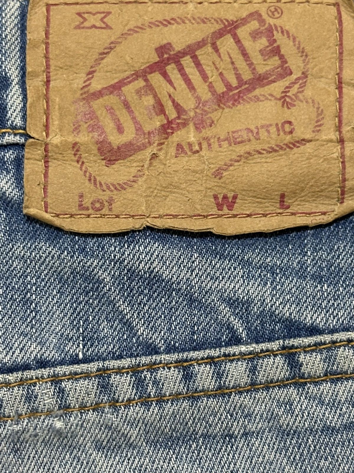 Denime Vintage Japan Denime Faded Wash Style Distress Bootcut Jeans Size US 31 - 9 Thumbnail