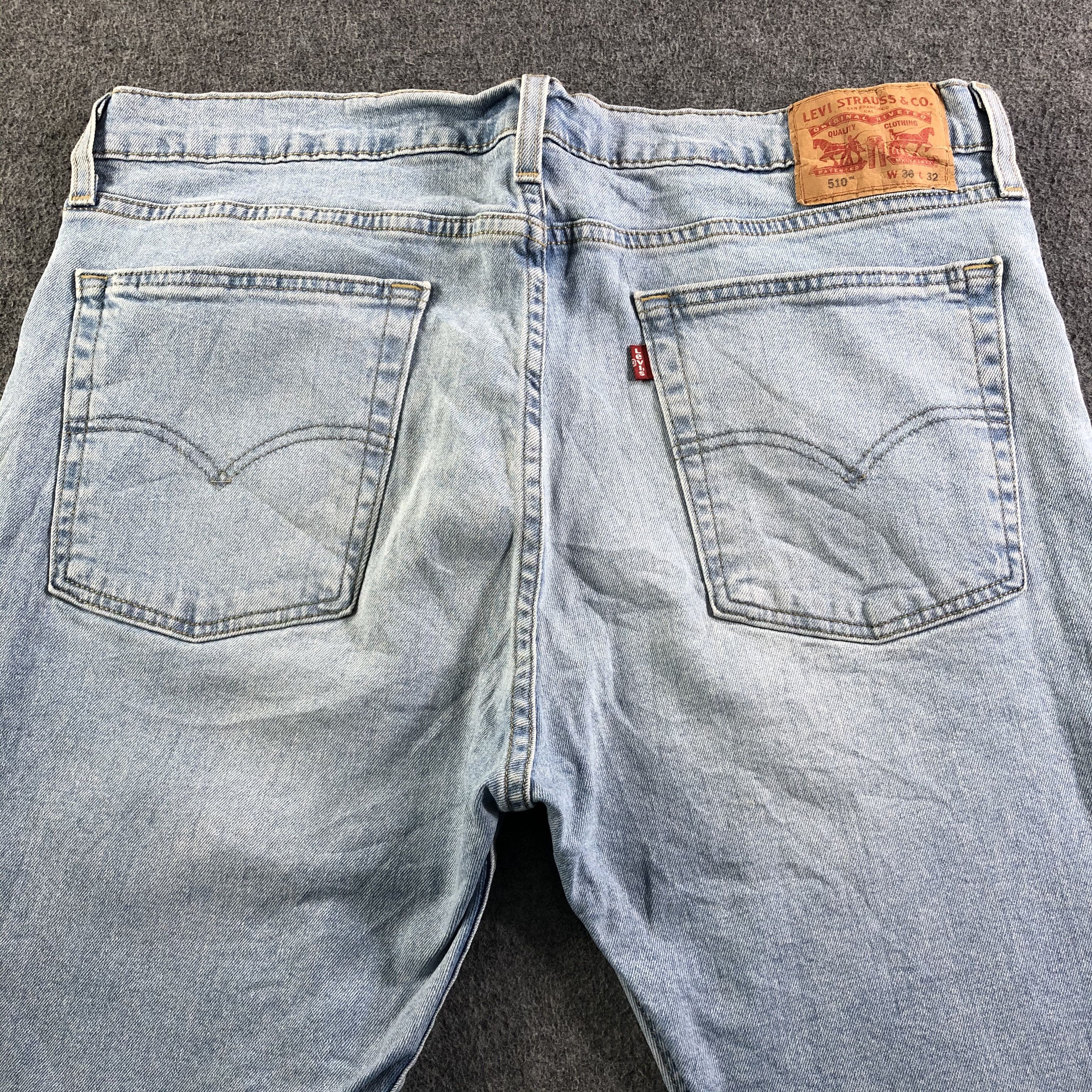 Levi's Vintage Light Wash Levis 510 Jeans-J3433 Size US 38 / EU 54 - 4 Thumbnail