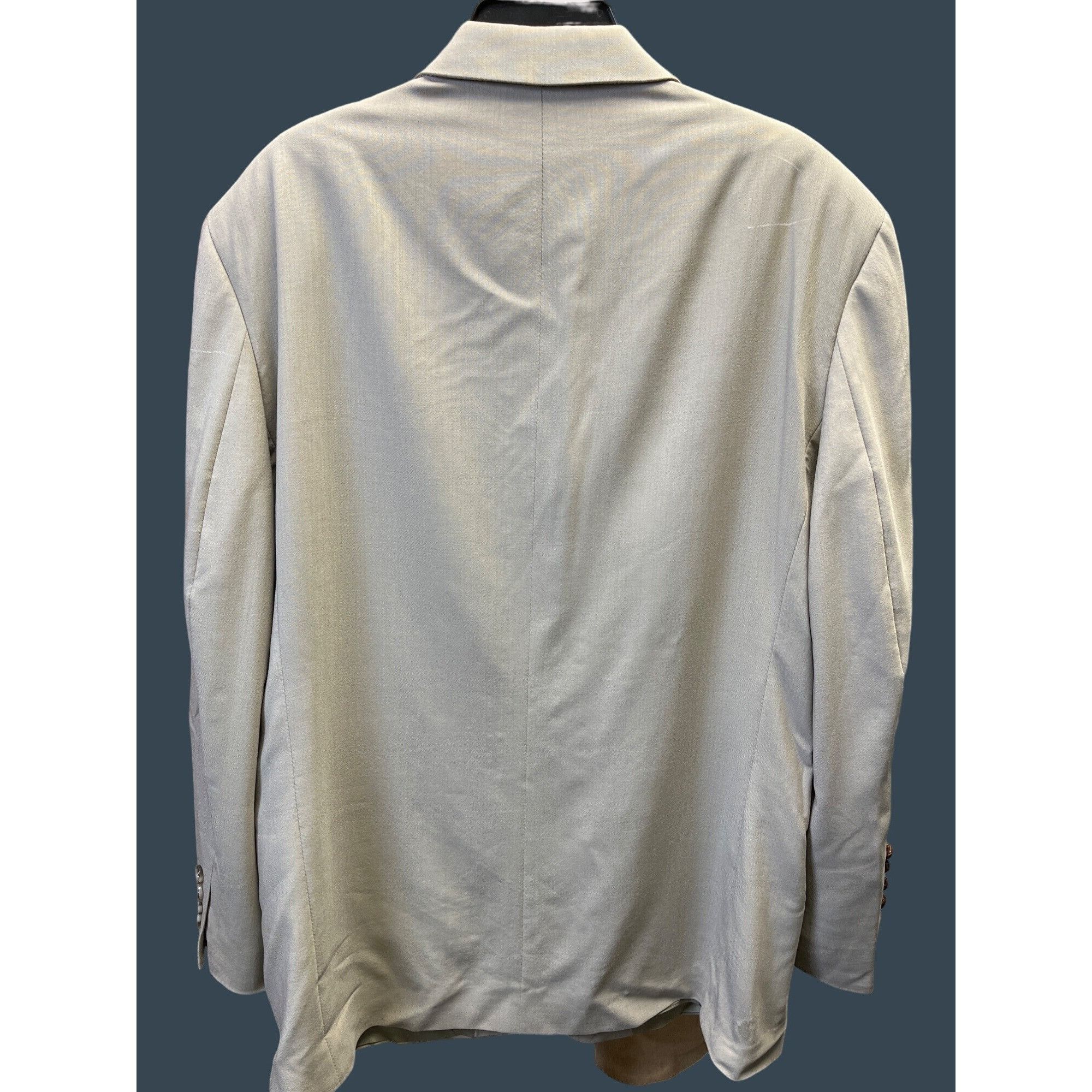 Other Gianfranco Ruffini Men's Grey Worsted Wool Blazer Size 40S S Size 40S - 2 Thumbnail