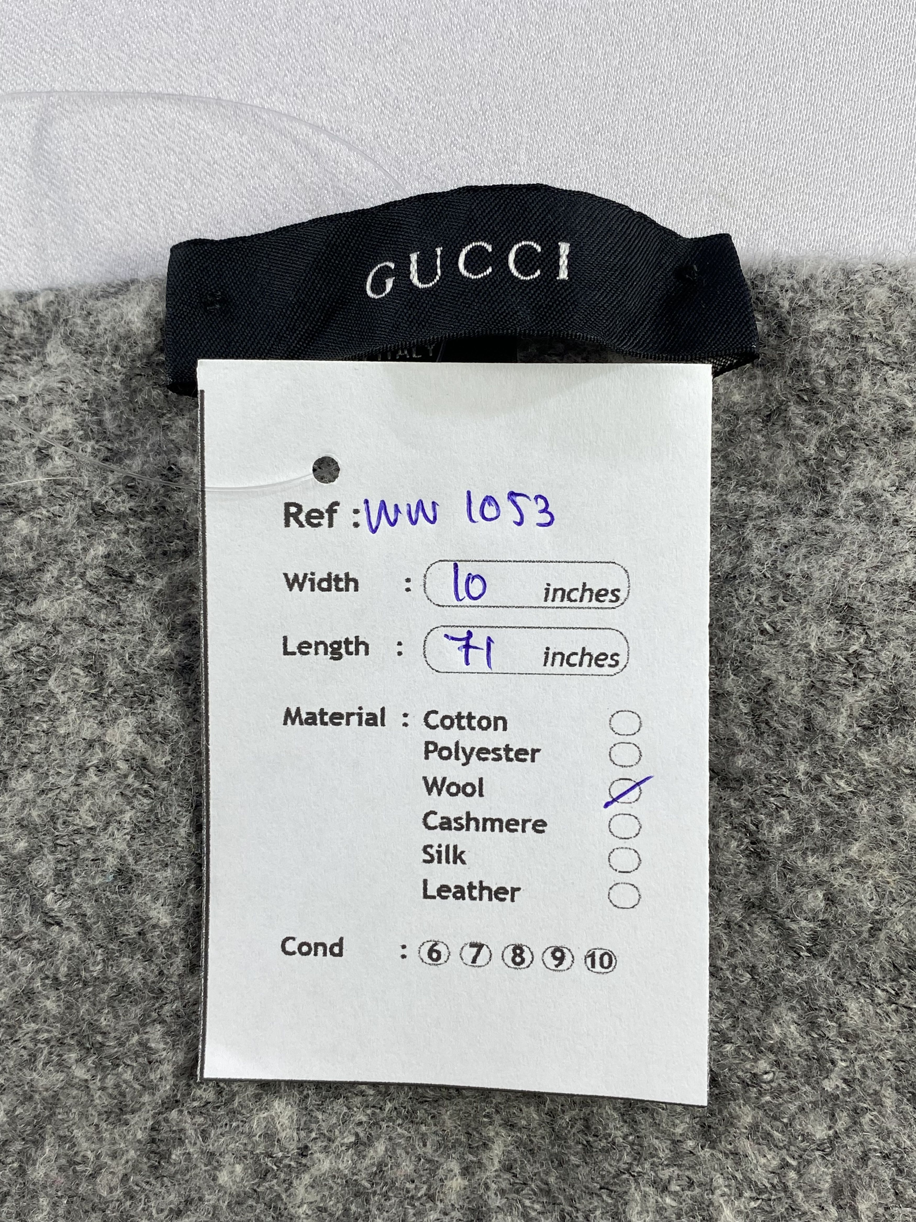 Gucci × Vintage Gucci Scarf / Muffler / Neckwear Size ONE SIZE - 7 Thumbnail