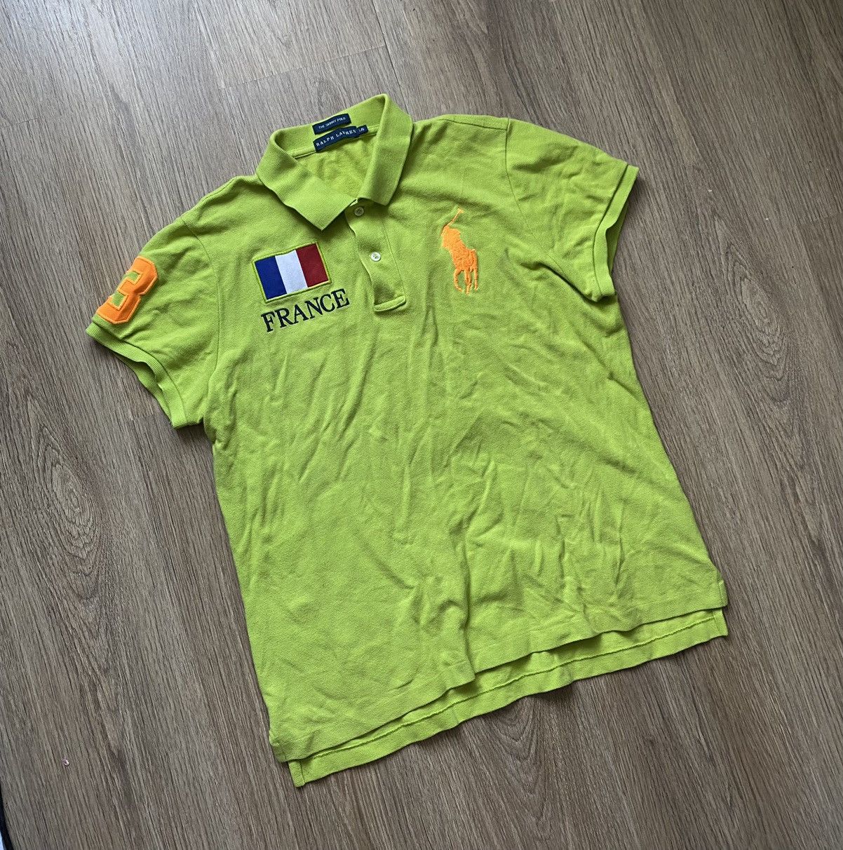 Polo Ralph Lauren × Vintage Polo Ralph Lauren France vintage luxury polo tee Size L / US 10 / IT 46 - 2 Thumbnail