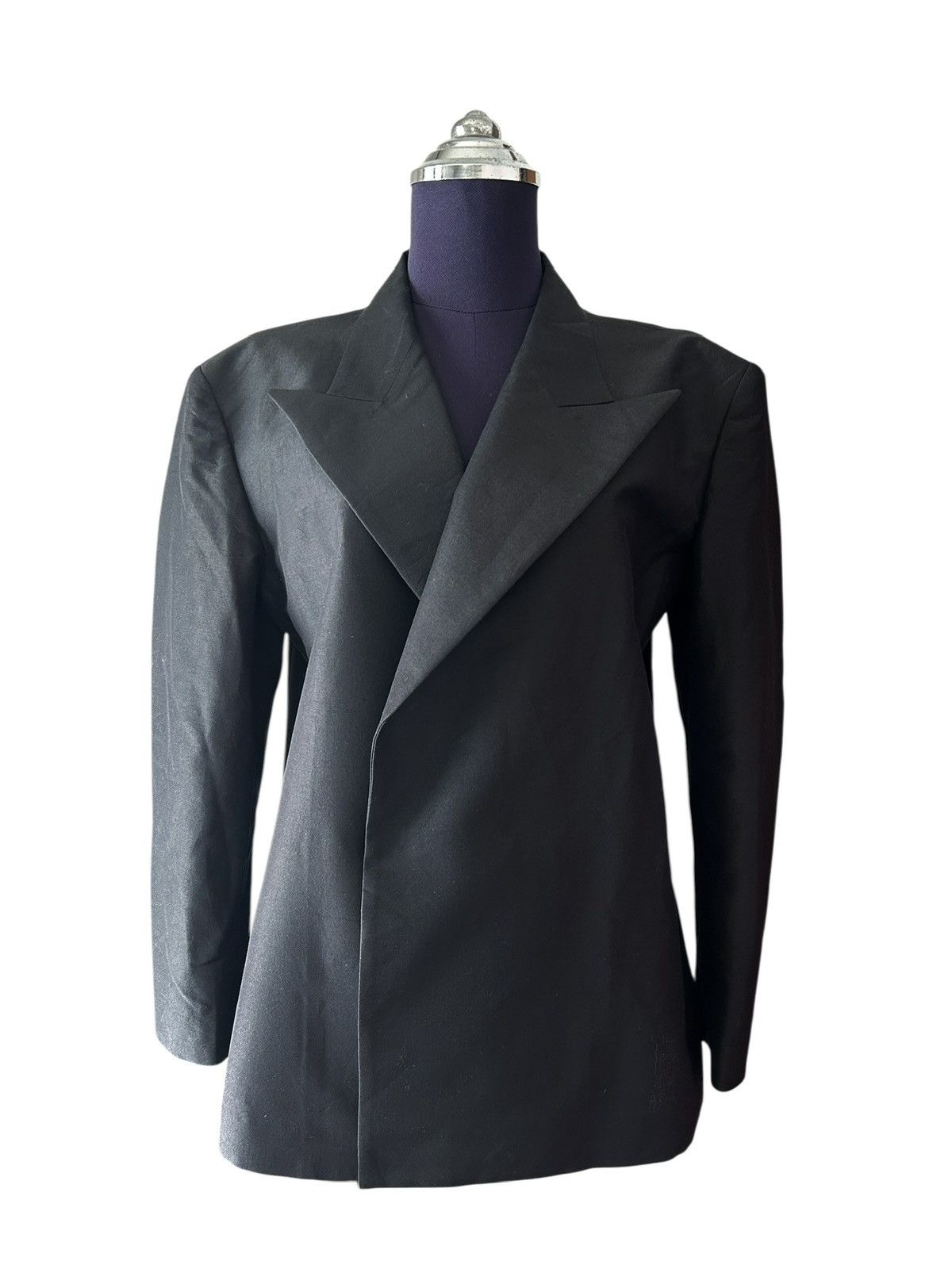 Yohji Yamamoto S/S 01 NWT Oversized Zip Back Blazer Size M / US 6-8 / IT 42-44 - 2 Thumbnail